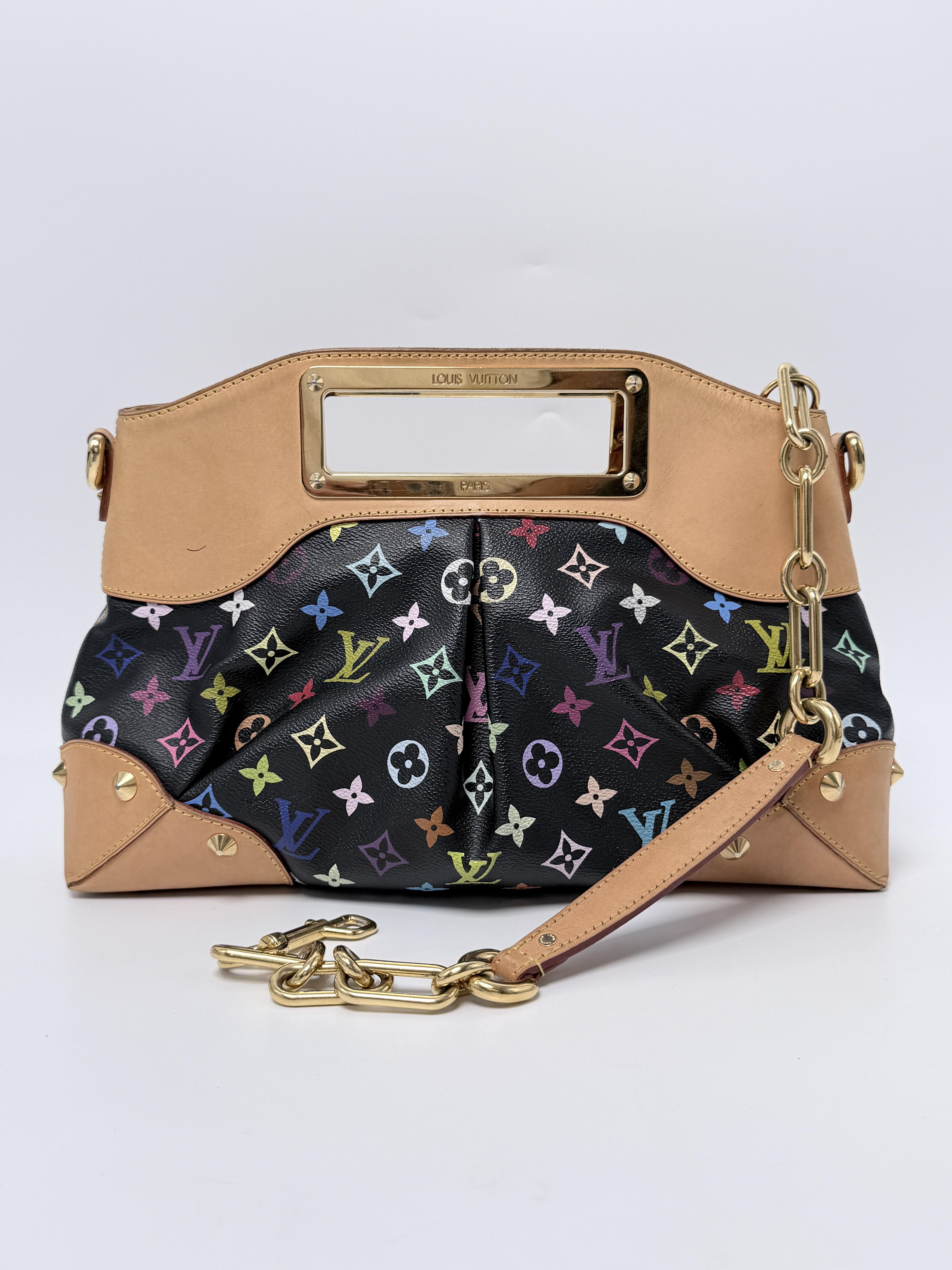 Takashi Murakami Judy Multicolore MM Shoulder Handbag Bag XU058LV