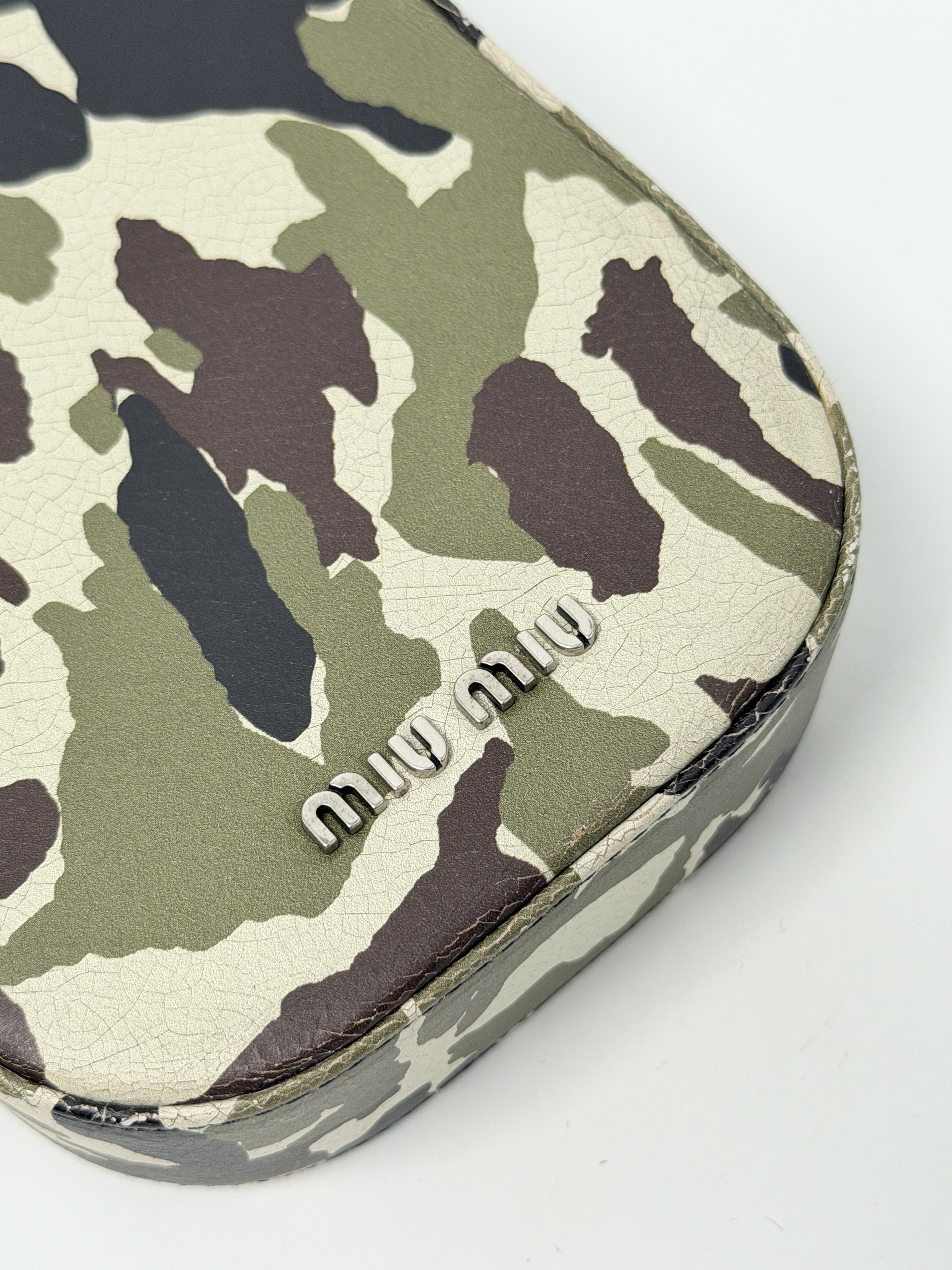 Camouflage Crystal Solitaire Phone Pouch Chain Bag ZS004MM