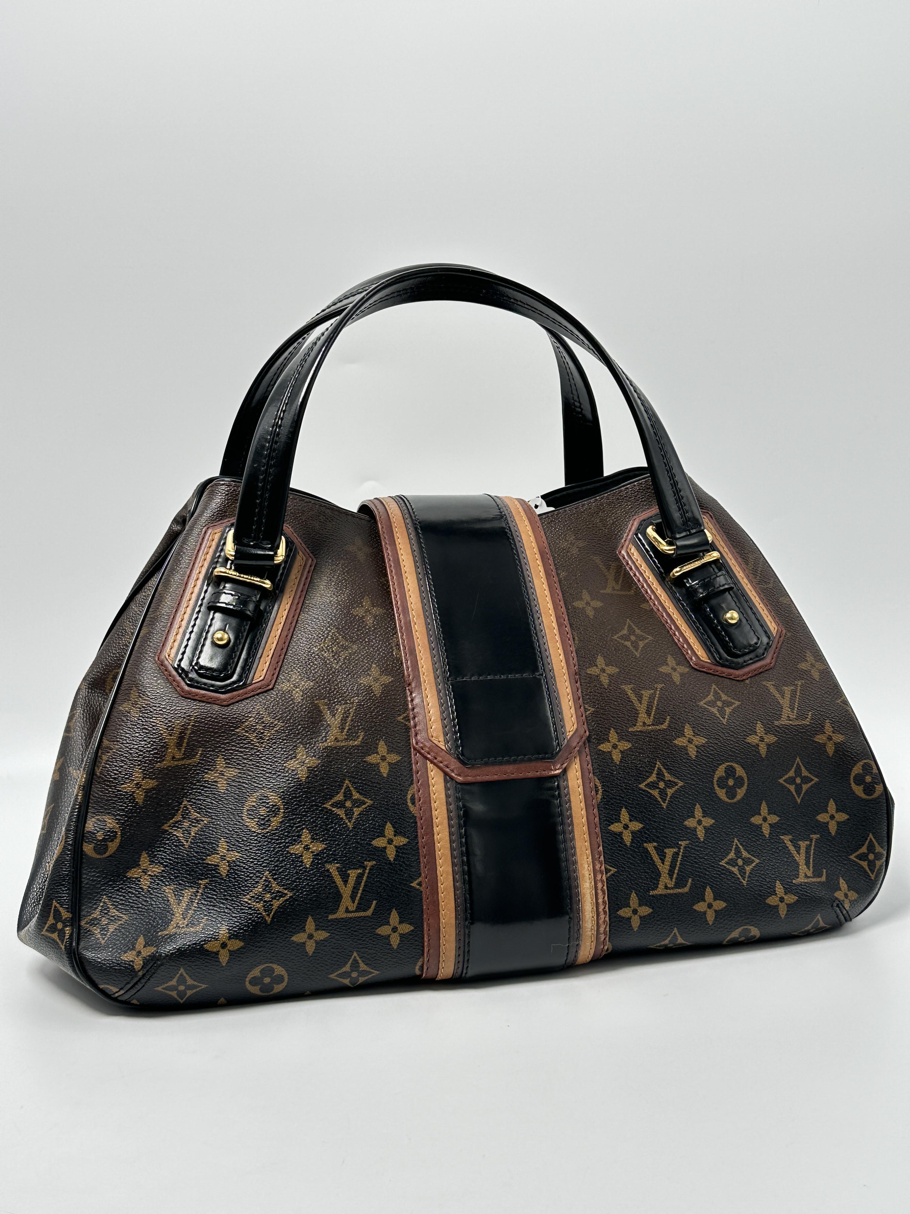 Monogram Mirage Griet Limited Edition Brown Black Handbag JE653LV
