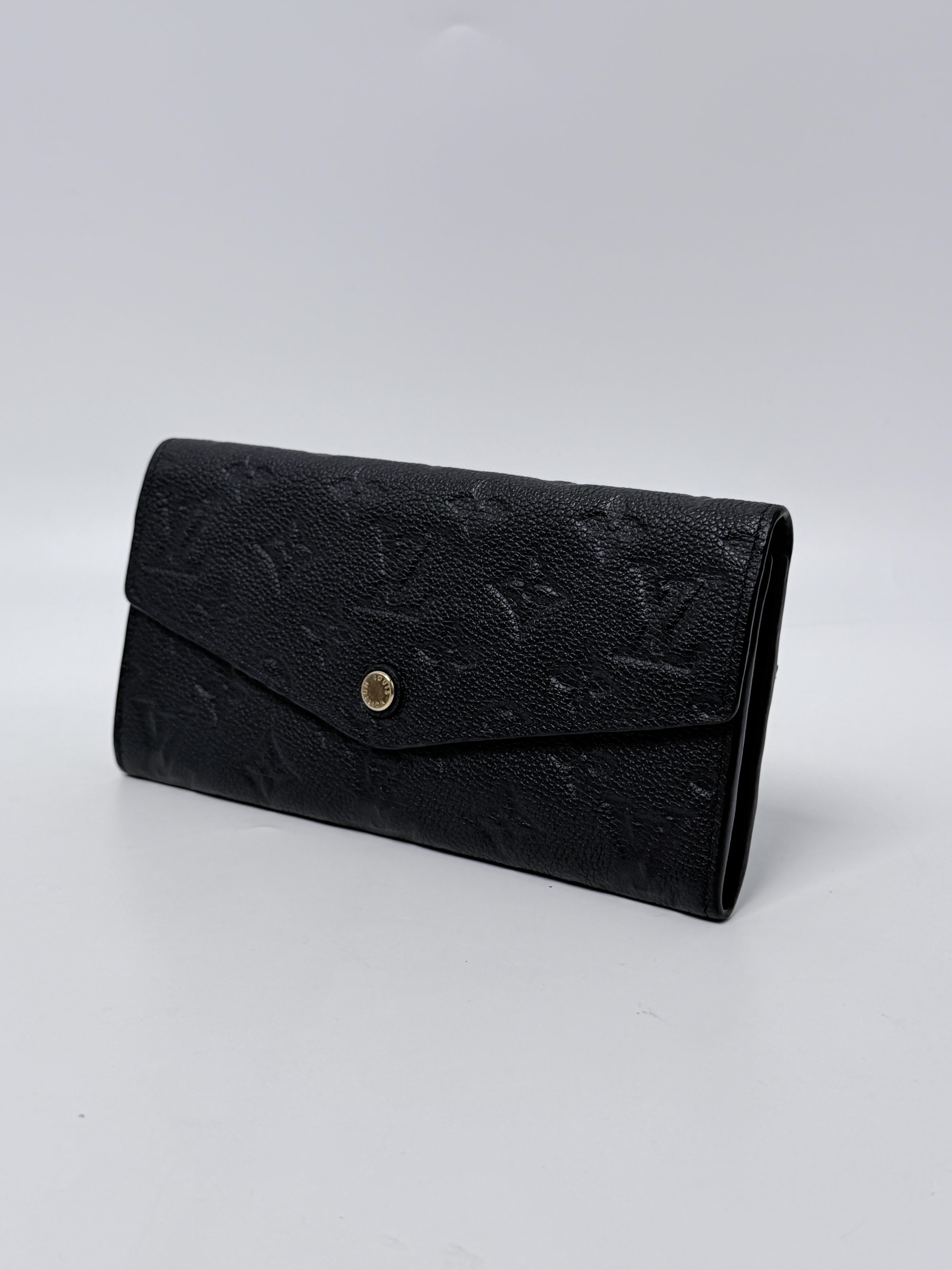 Sarah Wallet Monogram Empreinte Noir Black JD1675LV