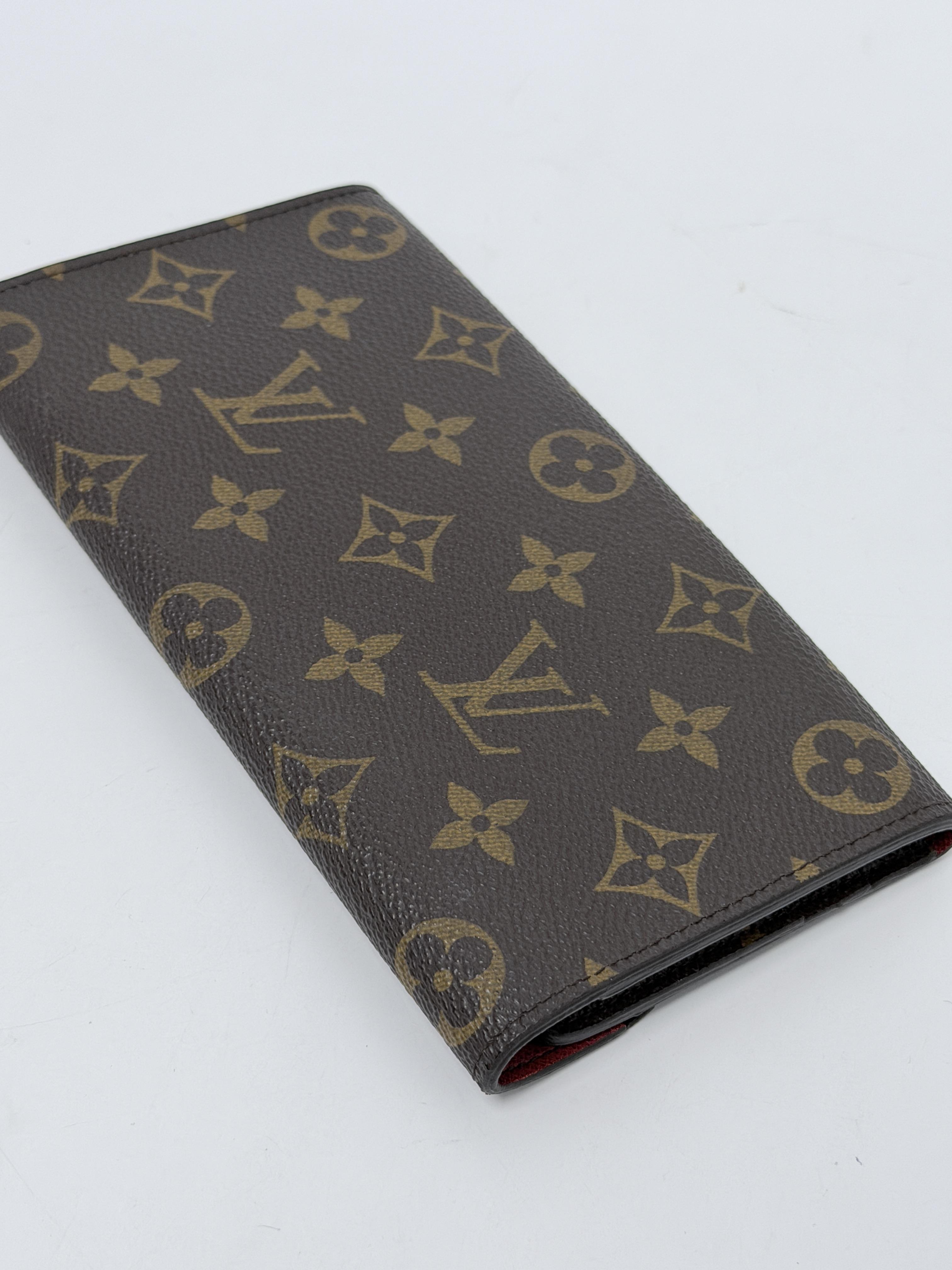 Josephine Monogram Red Long Continental Wallet JA1227LV