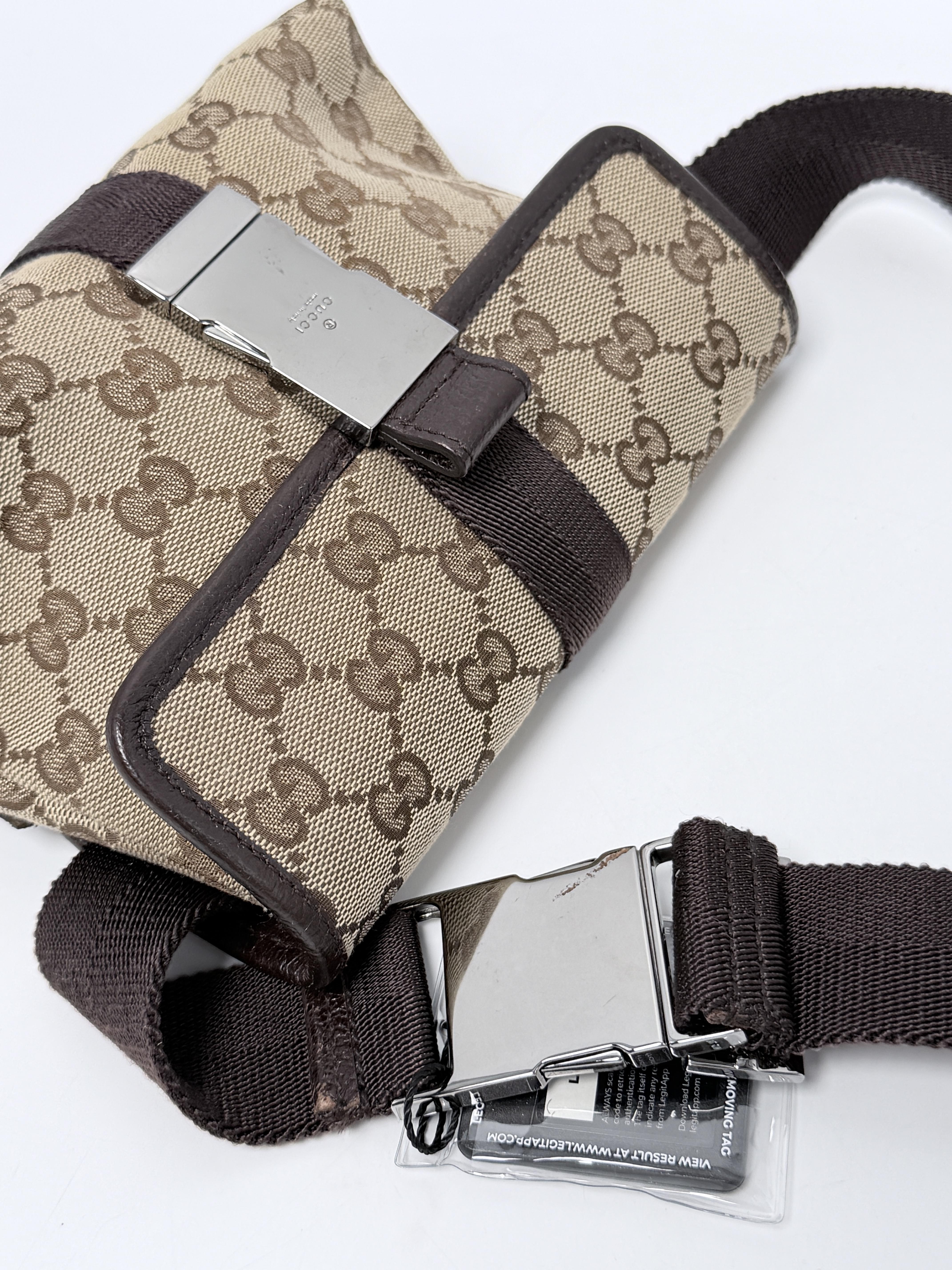 GG Belt Bag Waist Pouch Bum Bag Brown Fanny Pack Crossbody JD1366GG