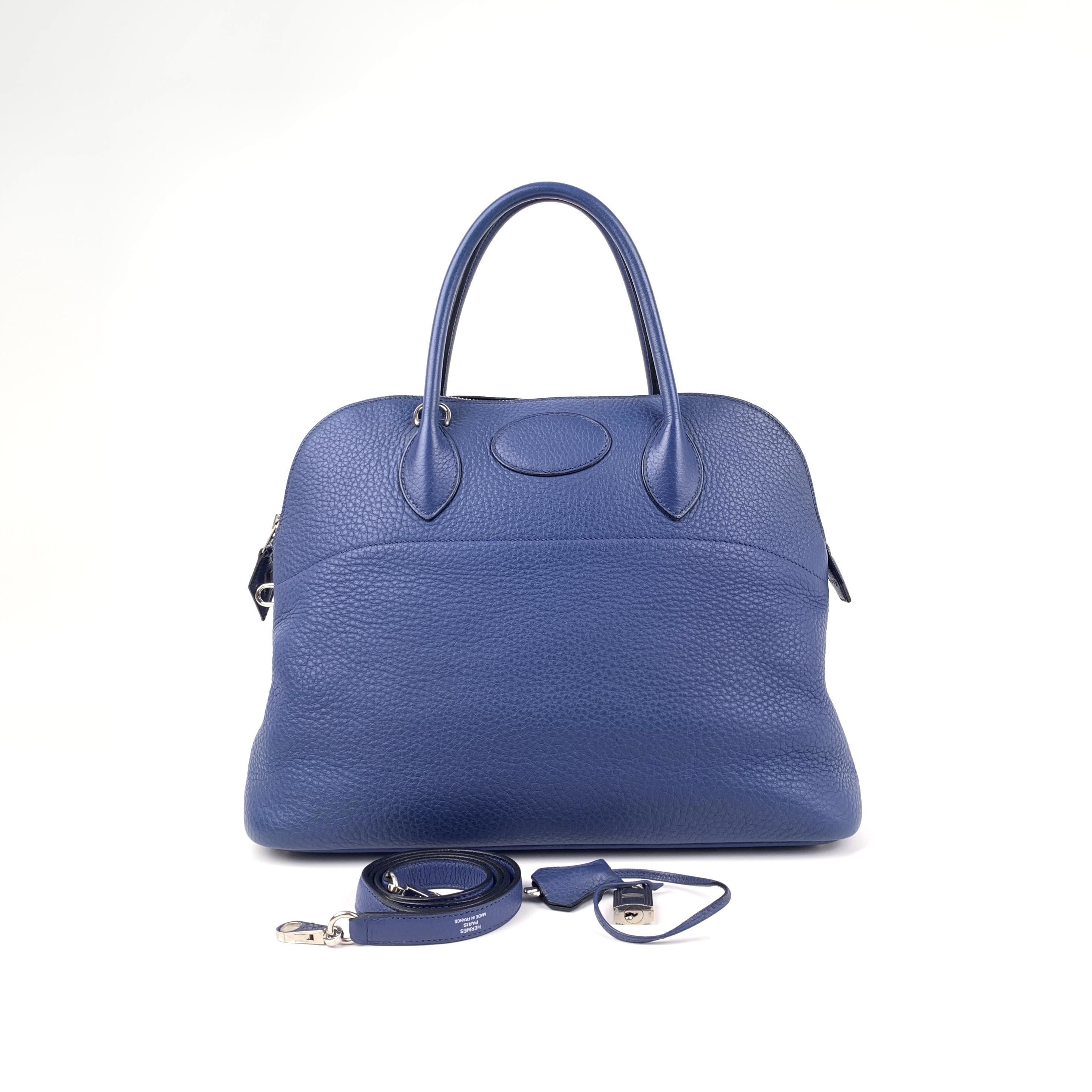 Bolide 35 Bowling Bag Electric Blue Cowhide, Handheld, SH70 2007