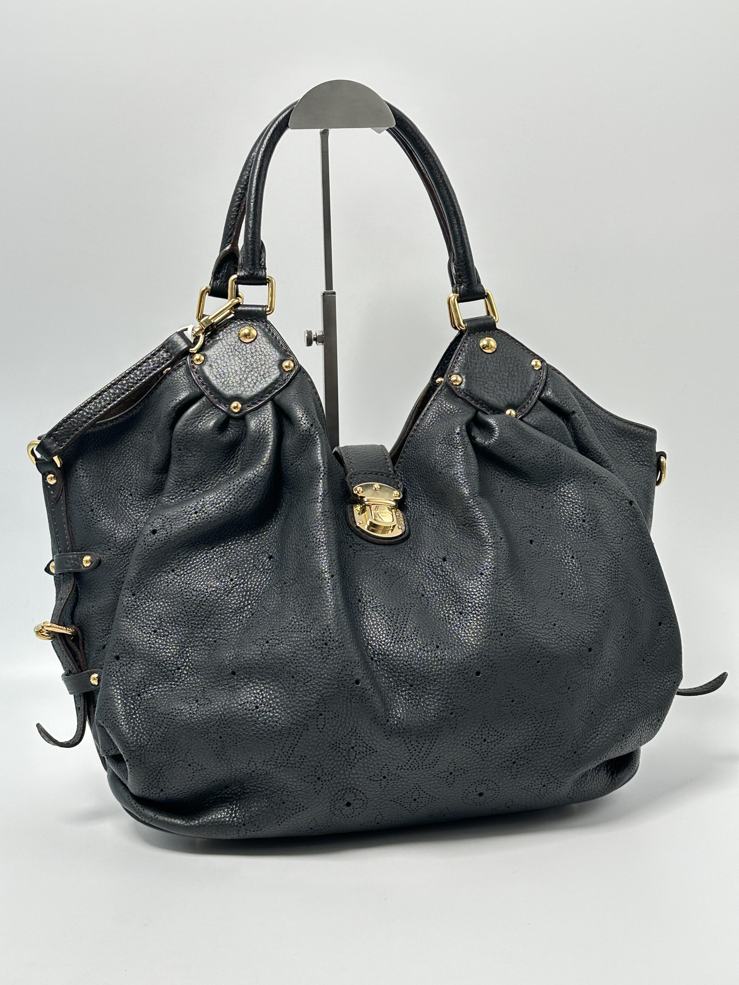 Black Mahina L Hobo Bag Shoulder Handbag JA1149LV