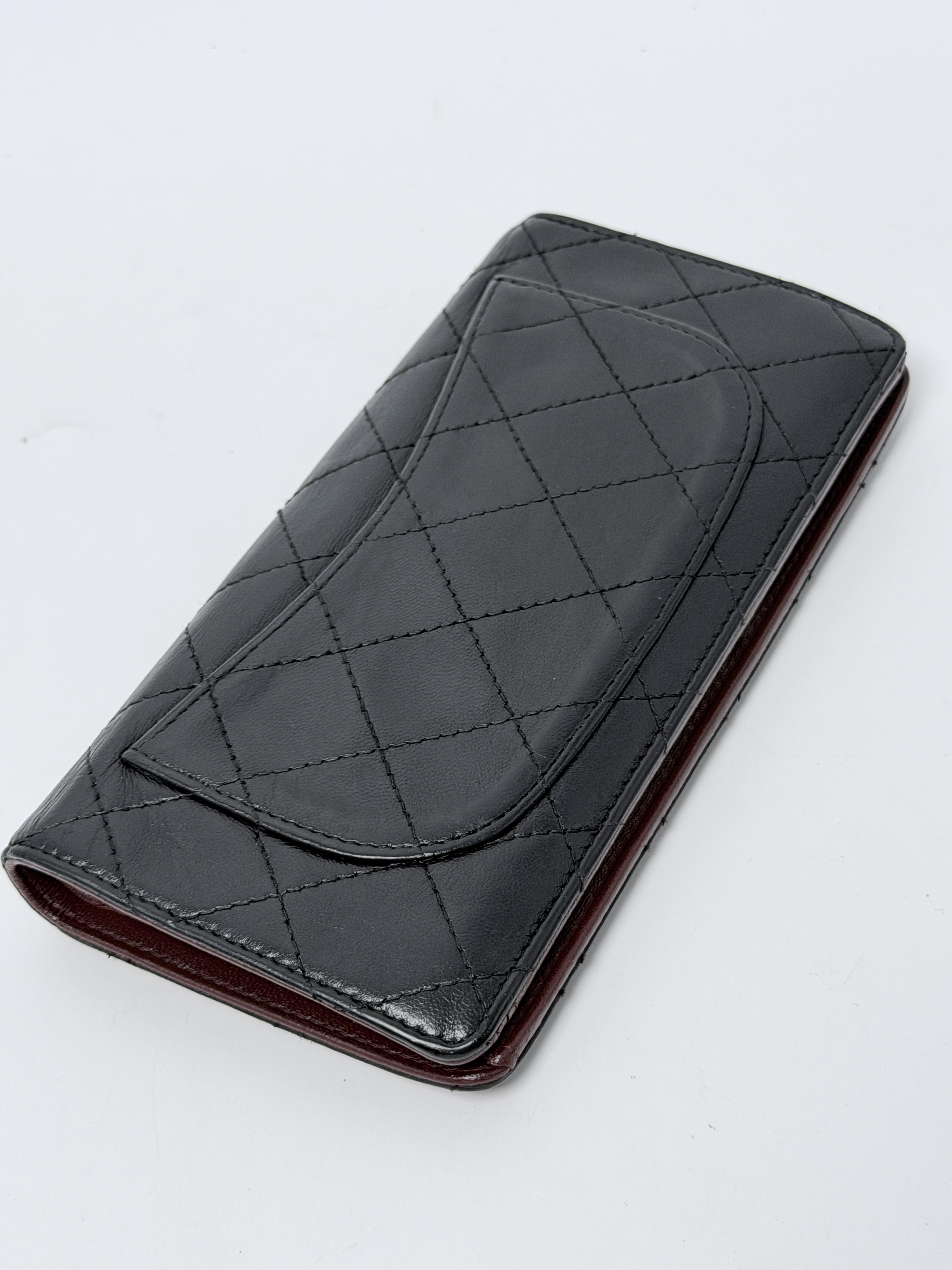 Black Caviar Quilted Classic L Yen Long JE695CC