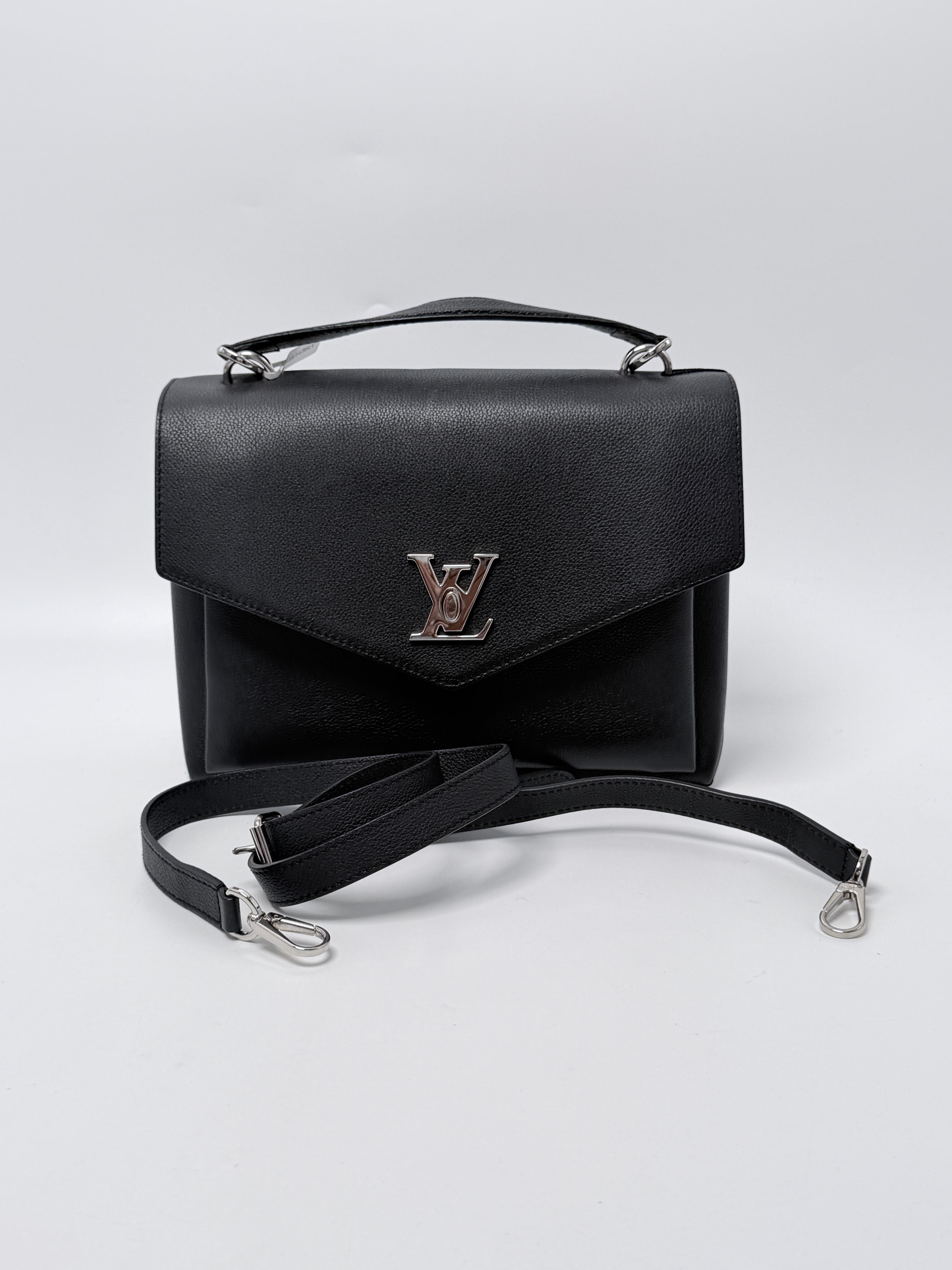 MyLockMe Top Handle Calfskin Crossbody Satchel Bag JA1436LV