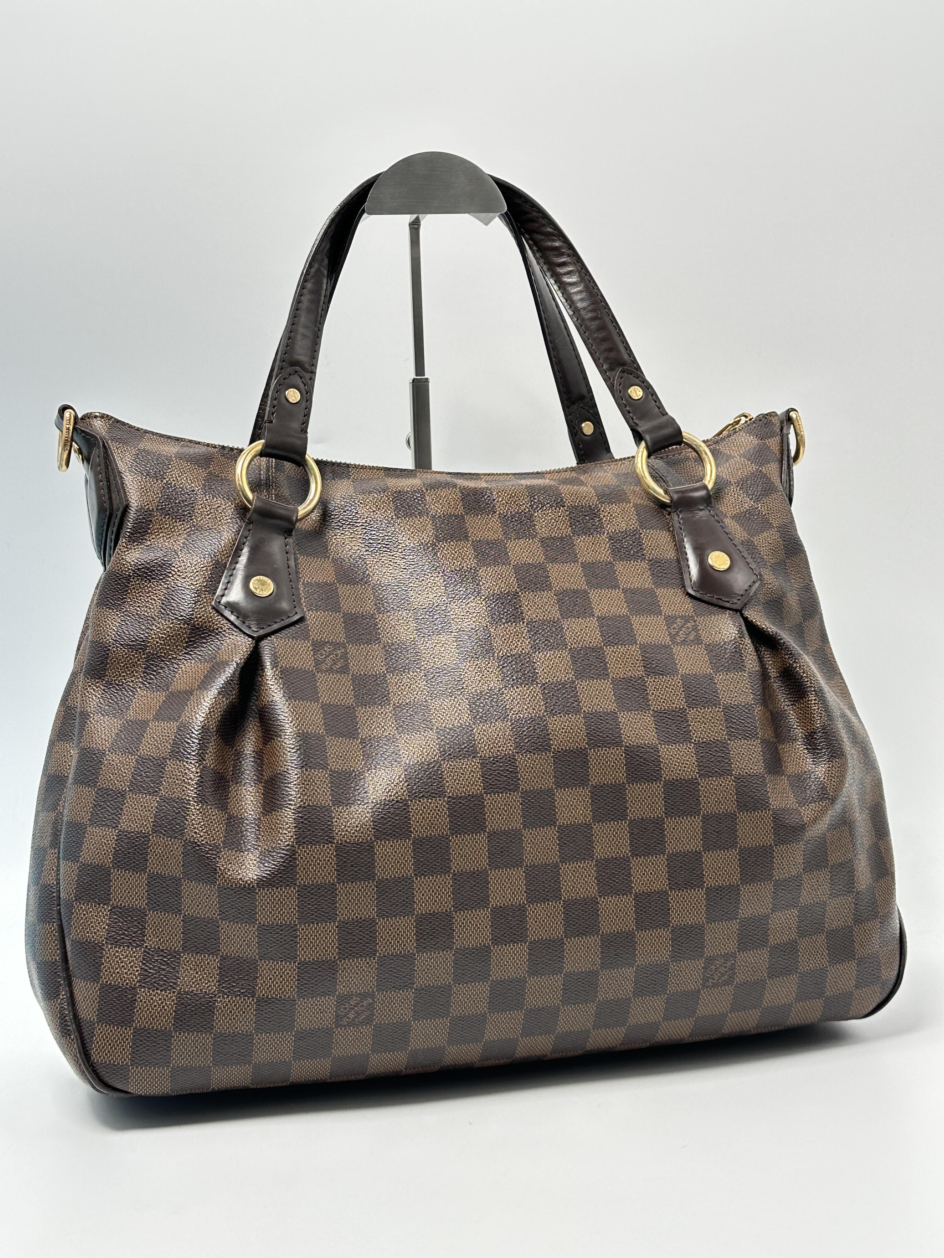 Pre-owned Louis Vuitton CANVAS Shoulder Bags Damier Ebene Evora Shoulder Bag JA1091LV