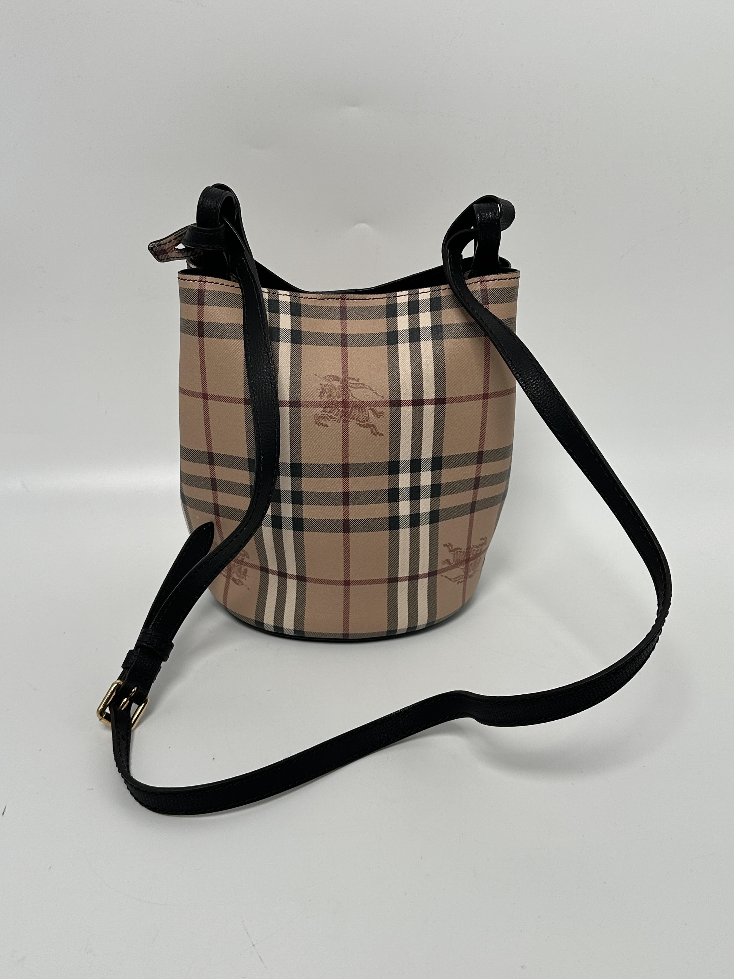 Small Lorne Haymarket Check Bucket Bag ZS147BR