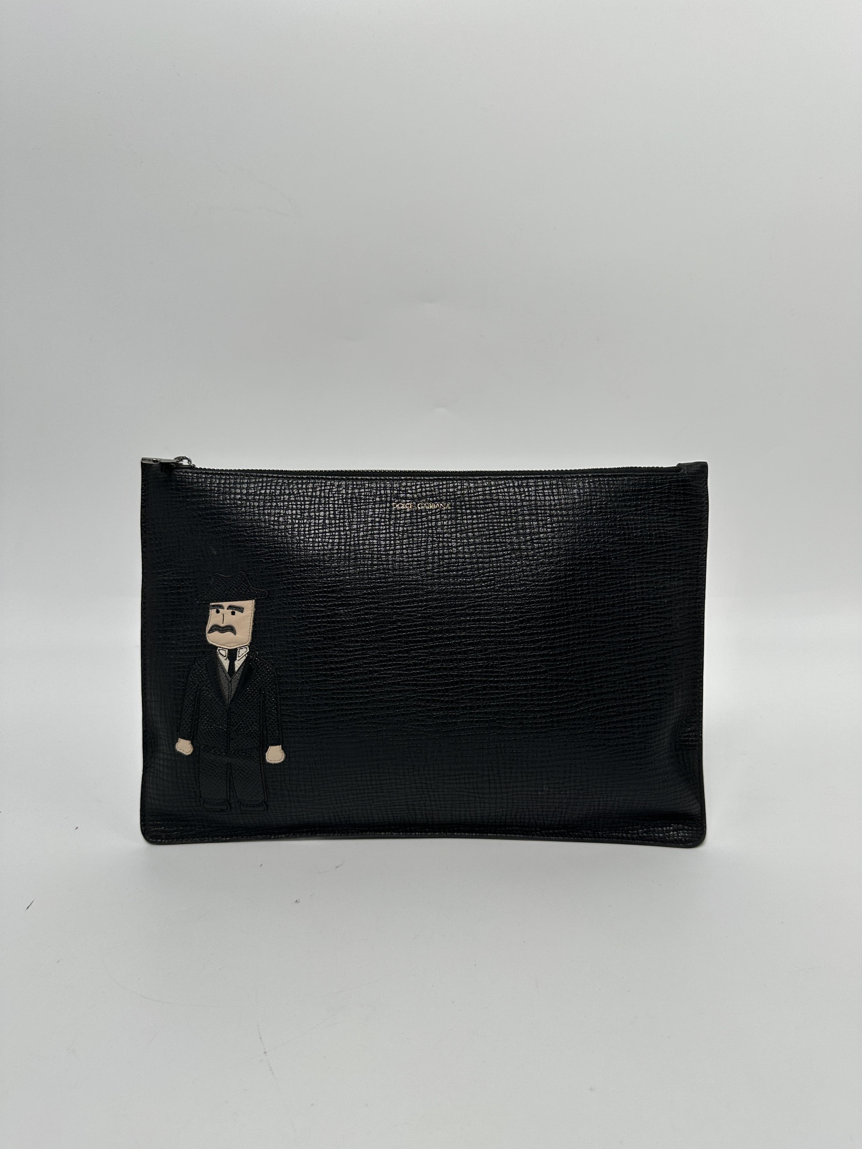 Pre-owned DOLCE & GABBANA leather Clutches & Wristlets DG Family Domenico Clutch JD425DG