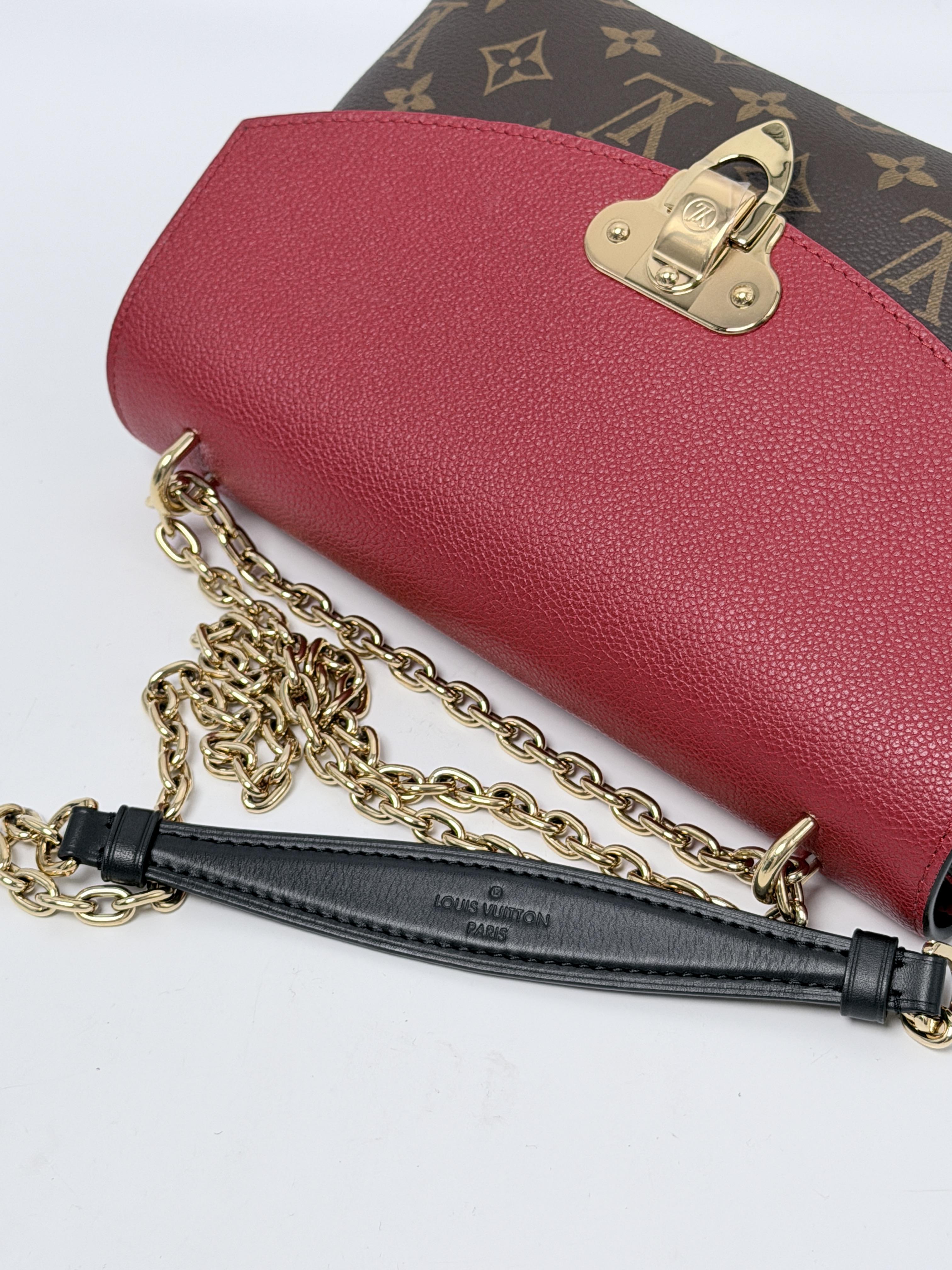 Monogram Cerise Saint Placide Flap Shoulder Crossbody Bag XU072LV