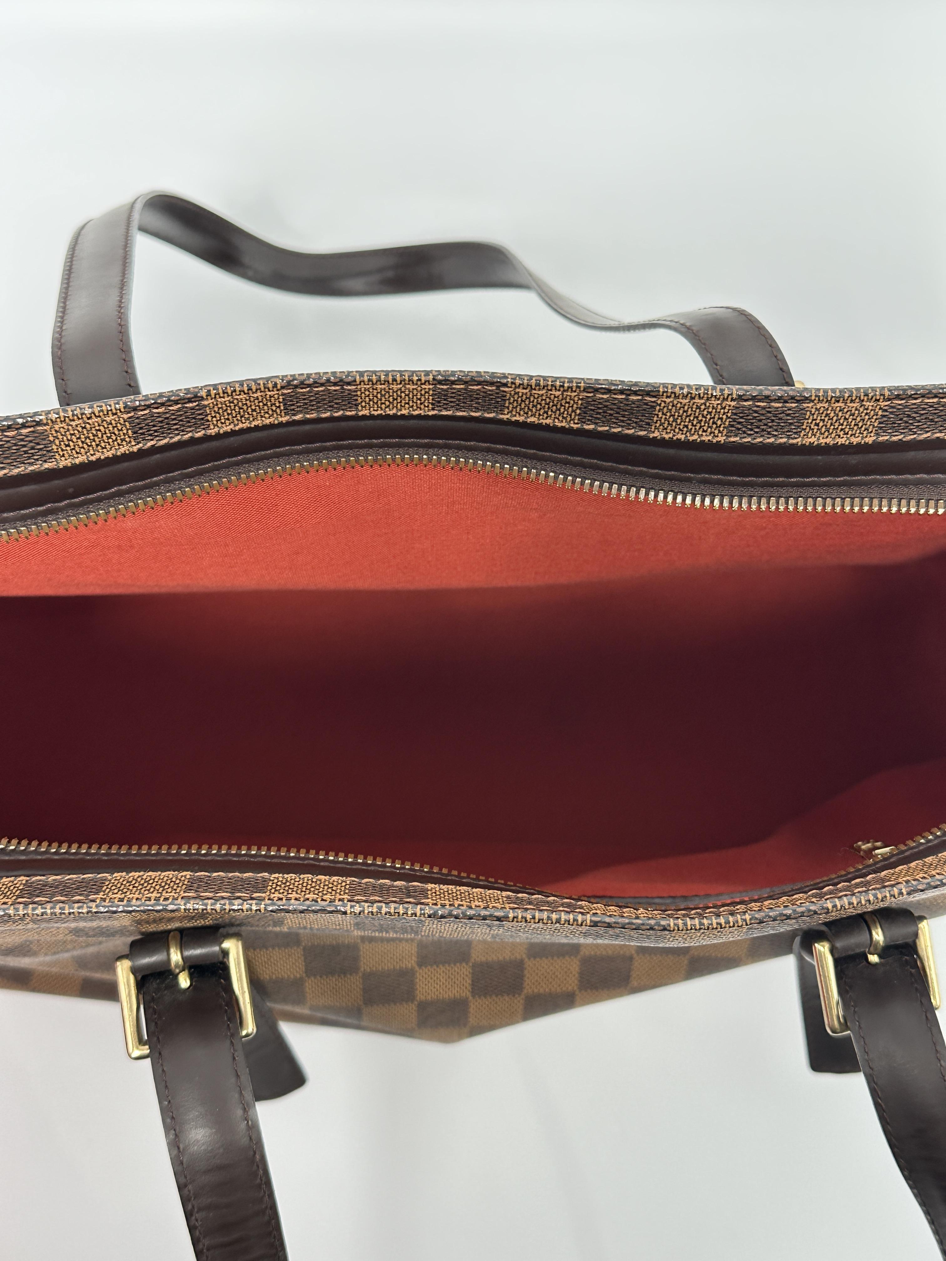 Pre-owned Louis Vuitton canvas Tote Bags Damier Ebene Chelsea Tote Shoulder Bag SH491LV