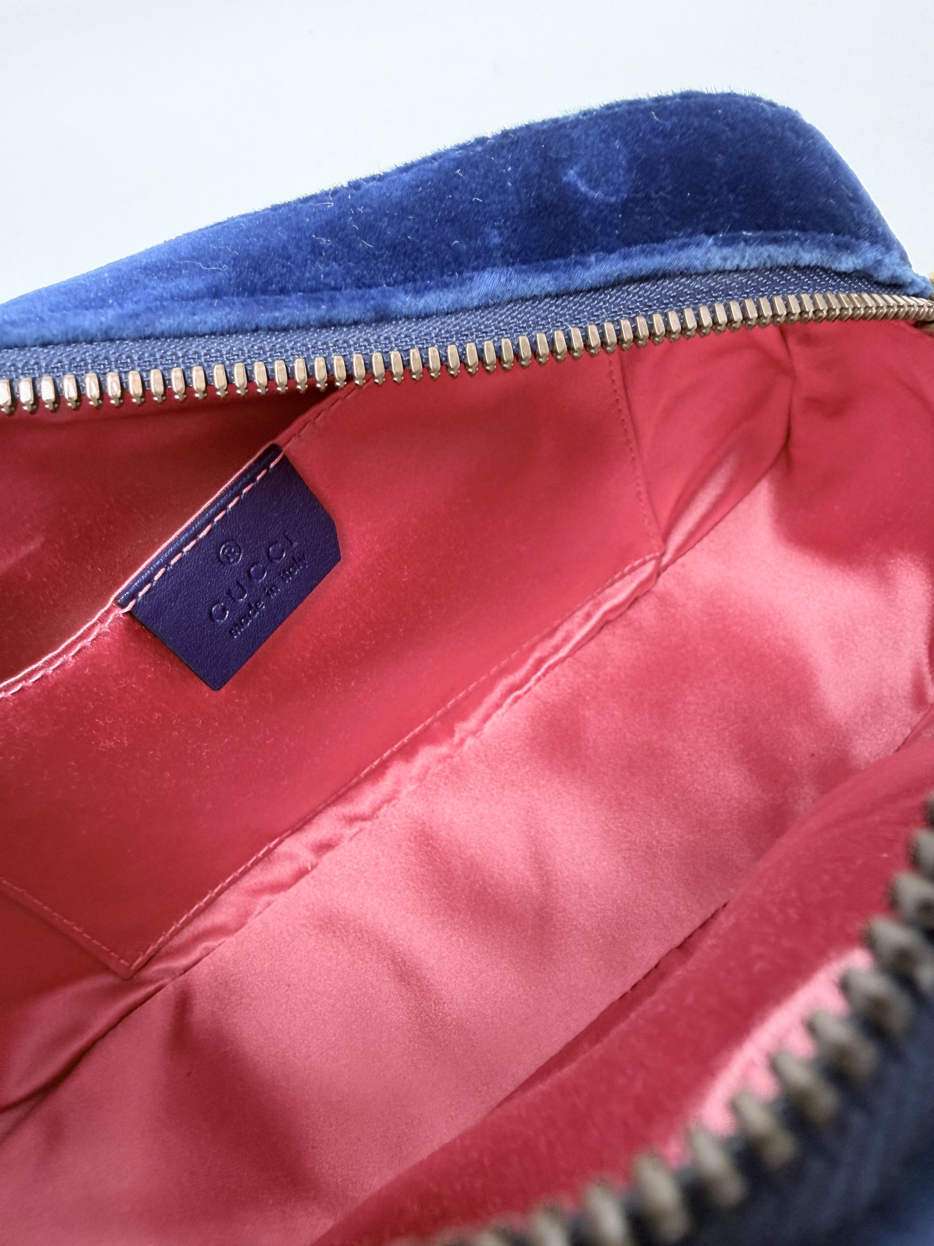 Marmont Matelasse Small Camera Bag Crossbody Handbag Blue JD1700GG
