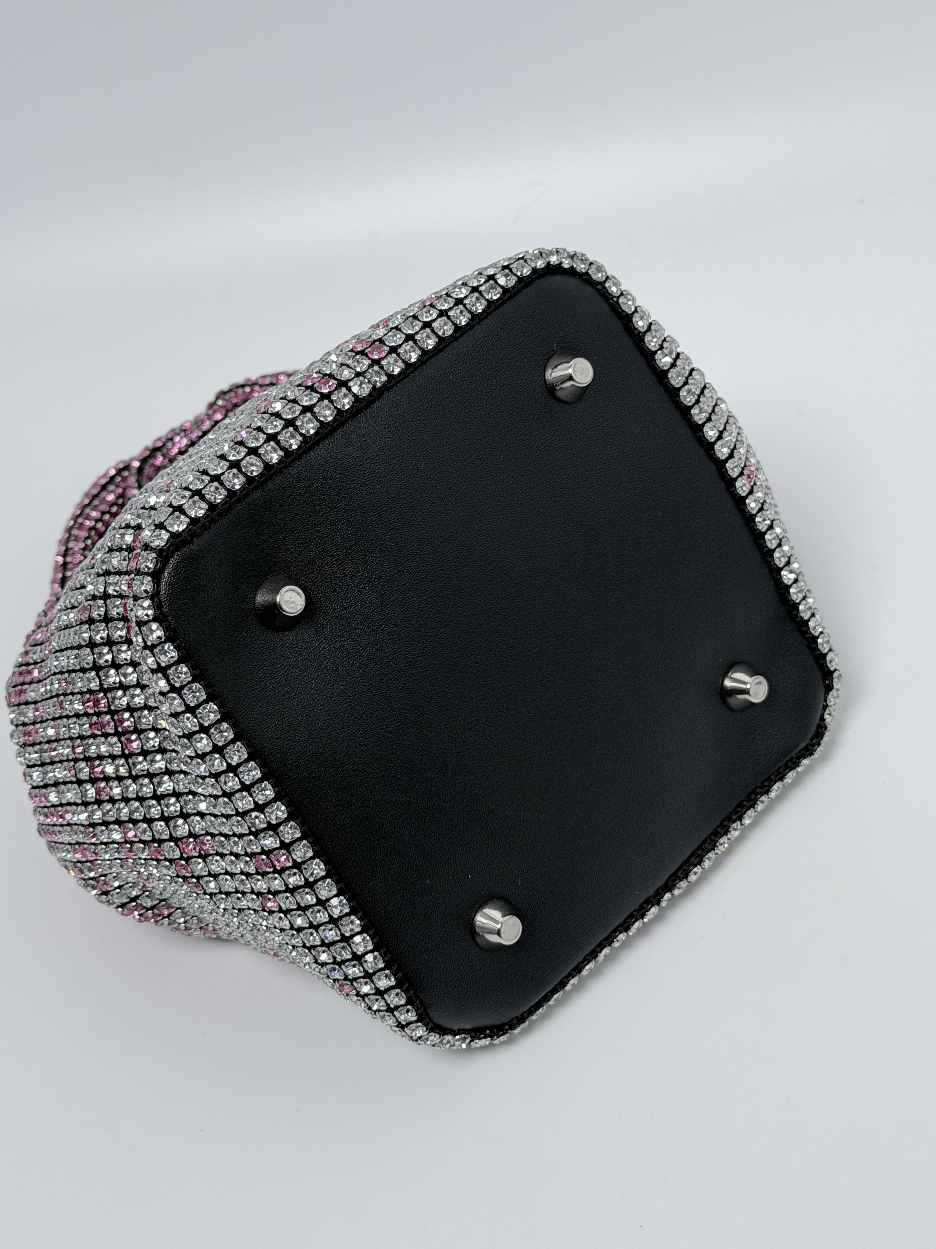 VIFOLO Crystal-Embellished Shoulder Bag Top Handle Handbag VFL001-3