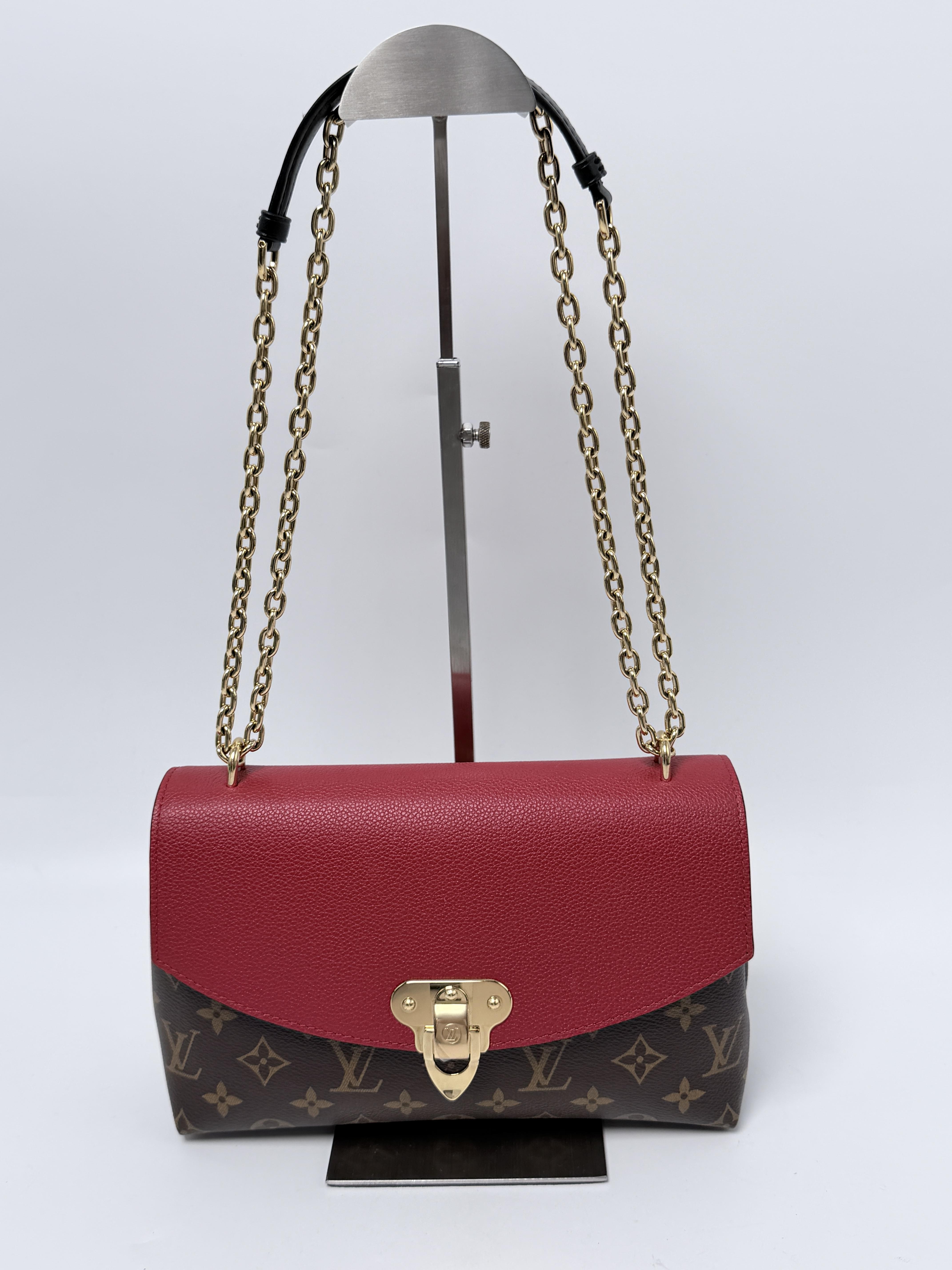 Monogram Cerise Saint Placide Flap Shoulder Crossbody Bag XU072LV