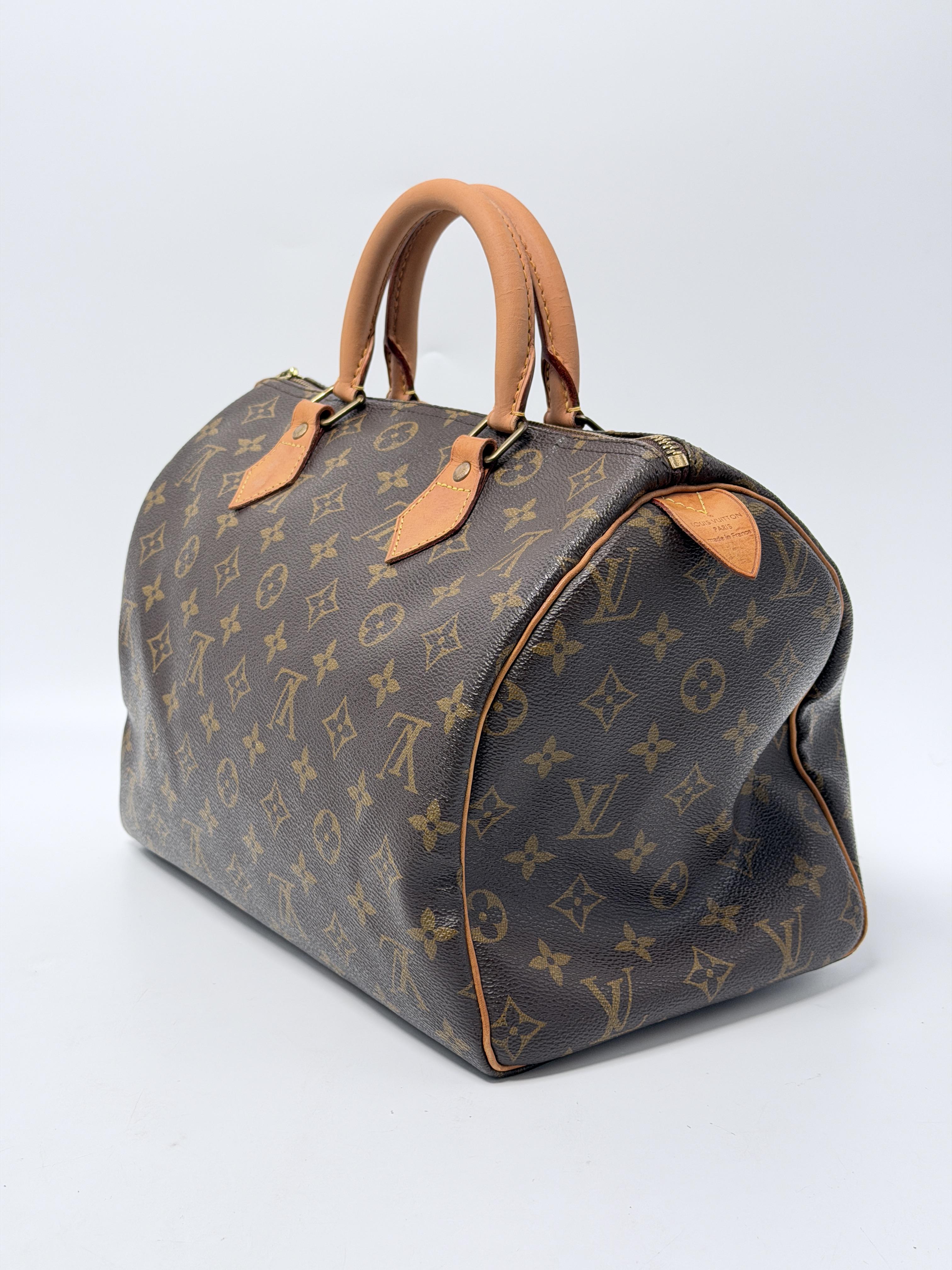 Monogram Canvas Speedy 30 Handbag Shoulder Bag JE811LV