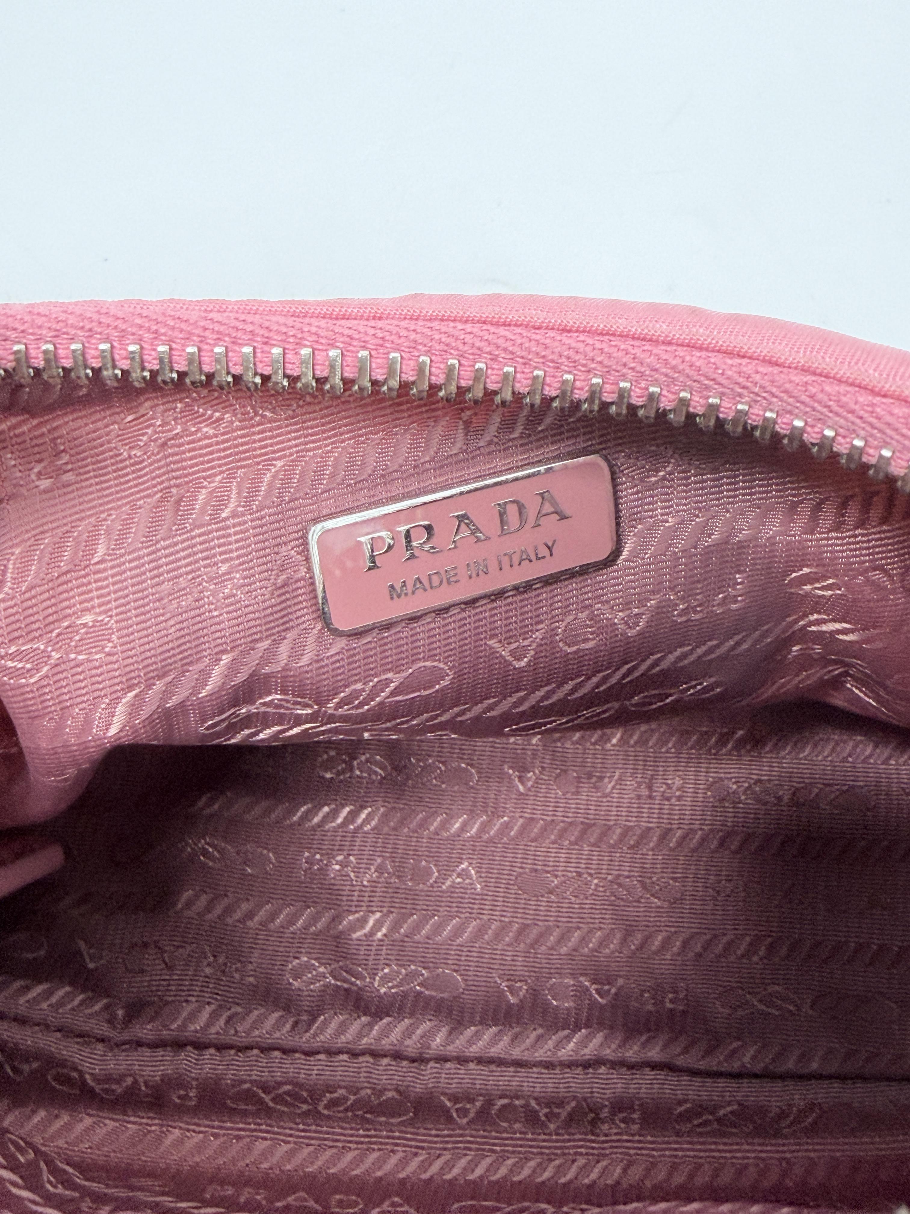 Re Edition 2005 Re Nylon Bag Begonia Pink 3 in 1 Shoulder Crossbody P013PR