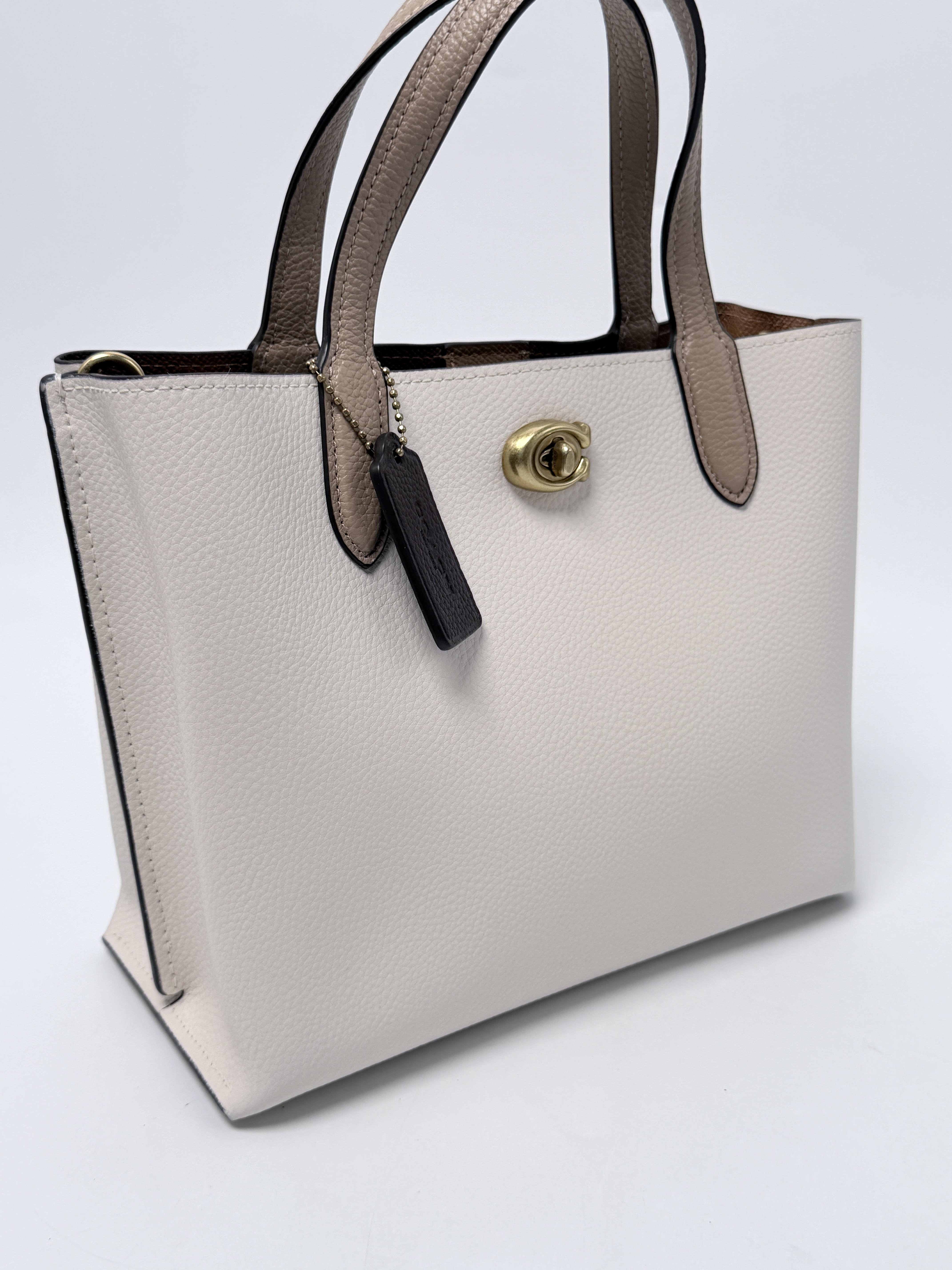 Willow Tote 24 in Colorblock Polished Pebble Chalk Multi JP002CA