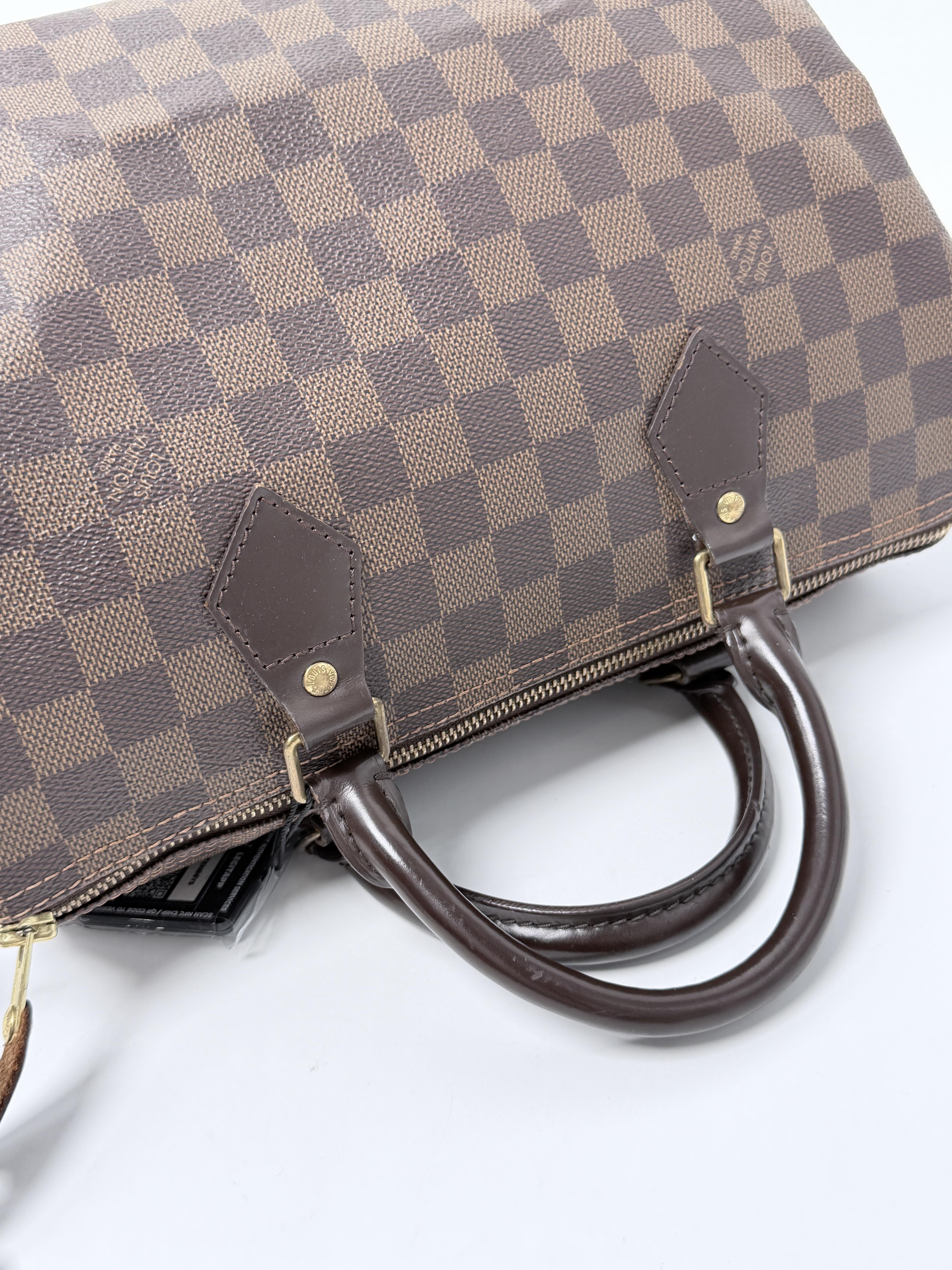 Damier Ebene Speedy 30 Top Handle Bag JA1283LV
