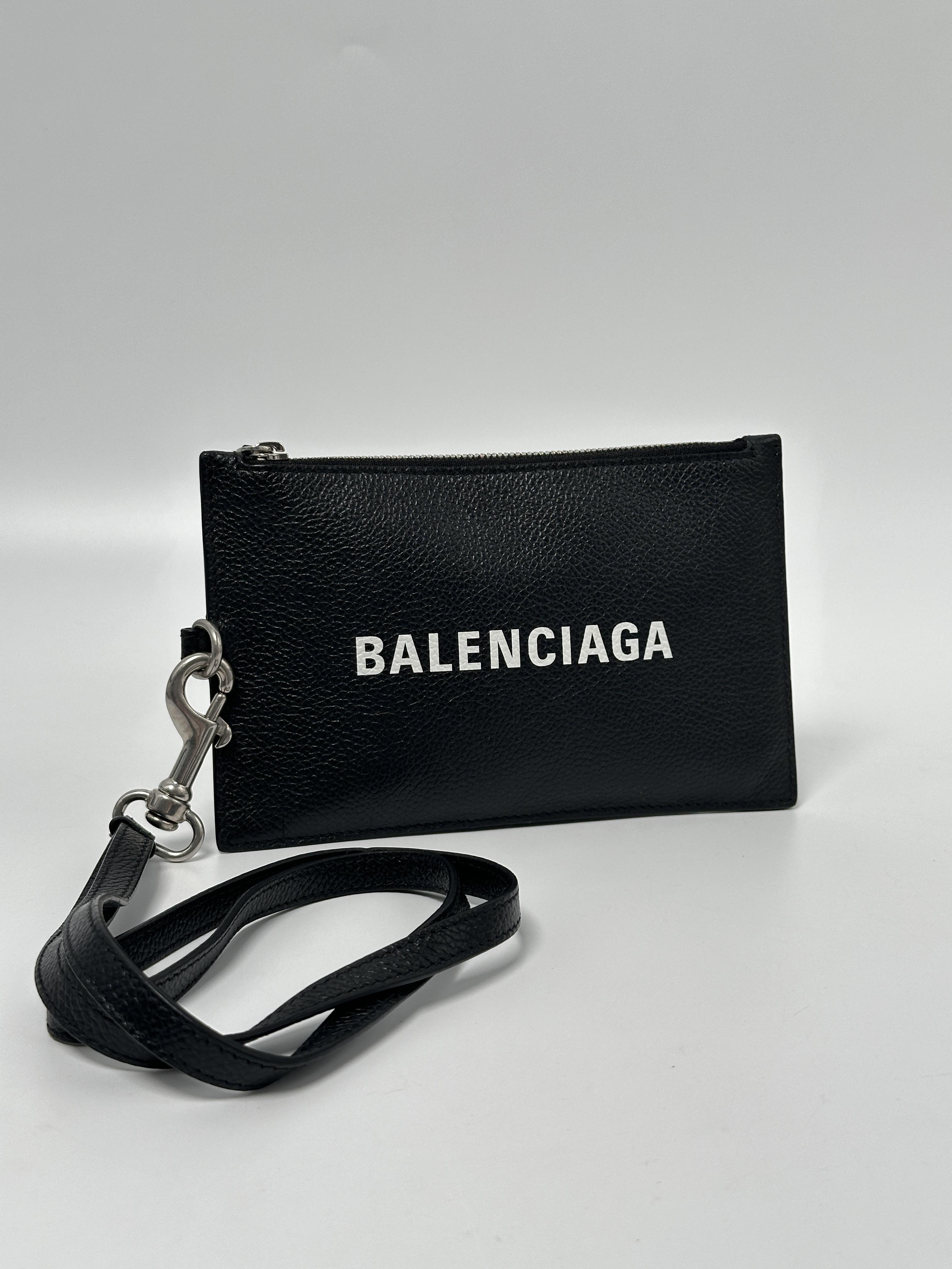 Cash Logo Zip Pouch with Strap JD726BB