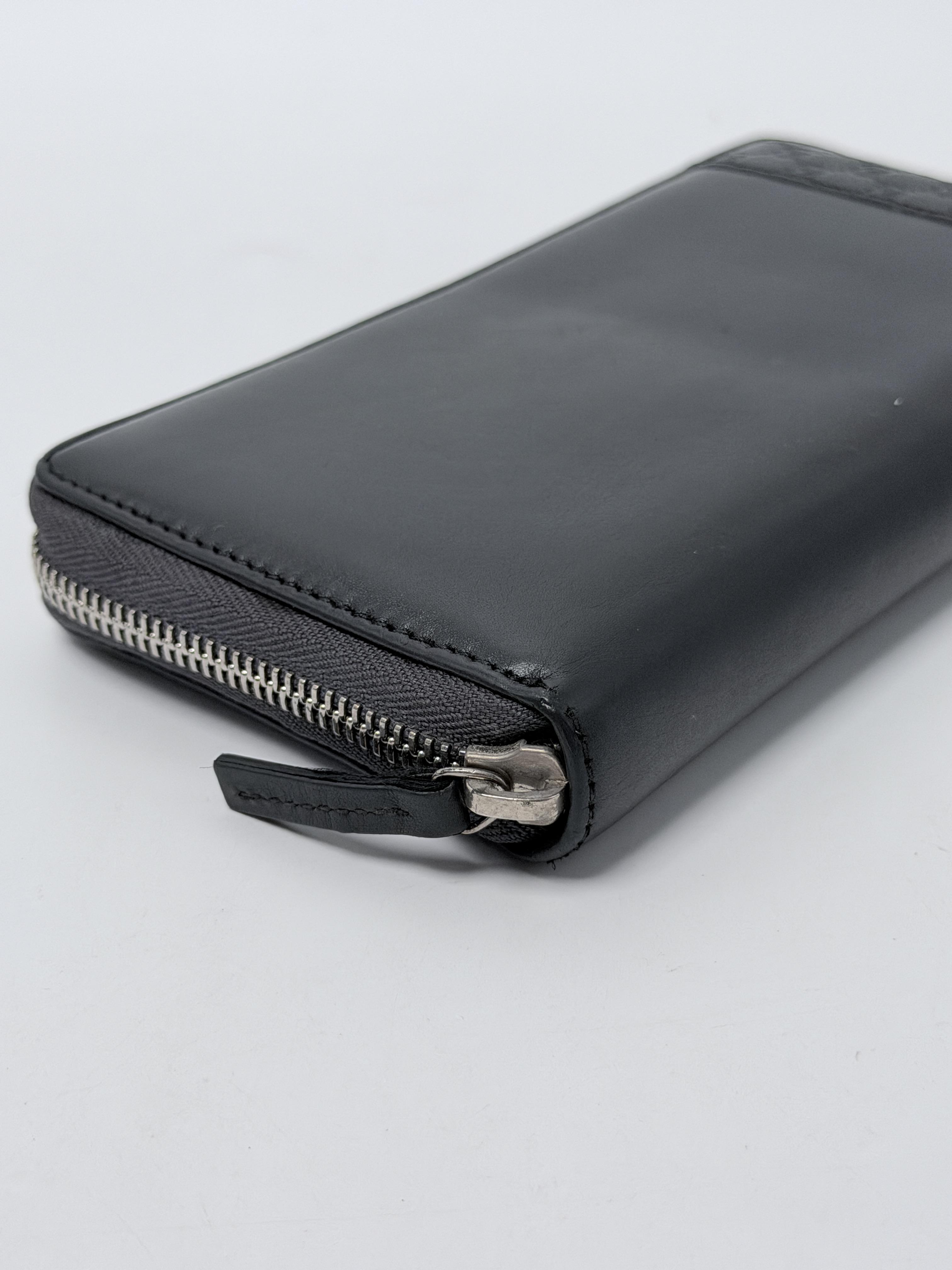 Microguccissima Trim Black Zip Around Continental JD1571GG