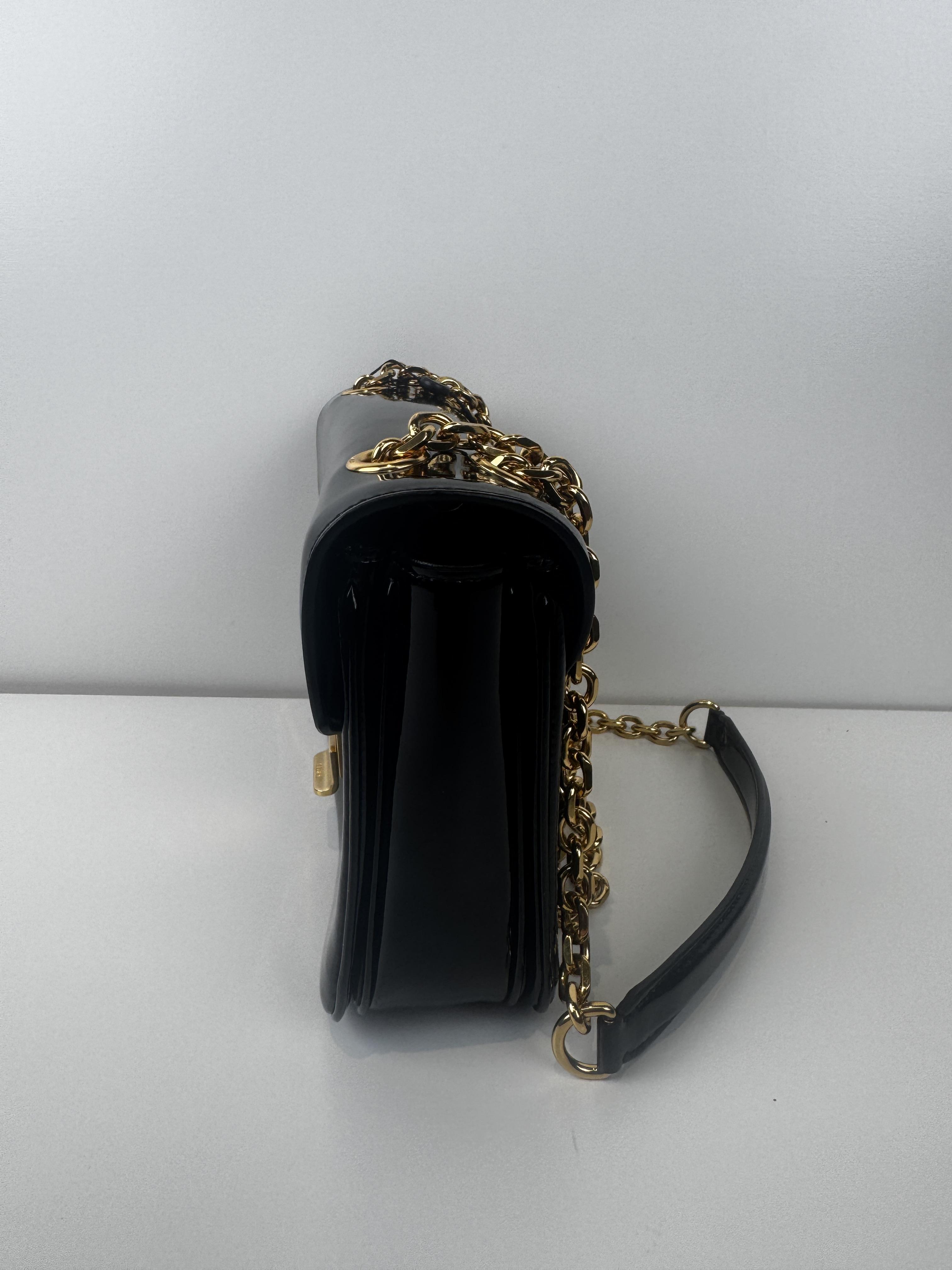 Pre-owned Celine Leather Crossbody Bags Classic C Shiny Calfskin Shoulder Bag Crossbody CE4JX
