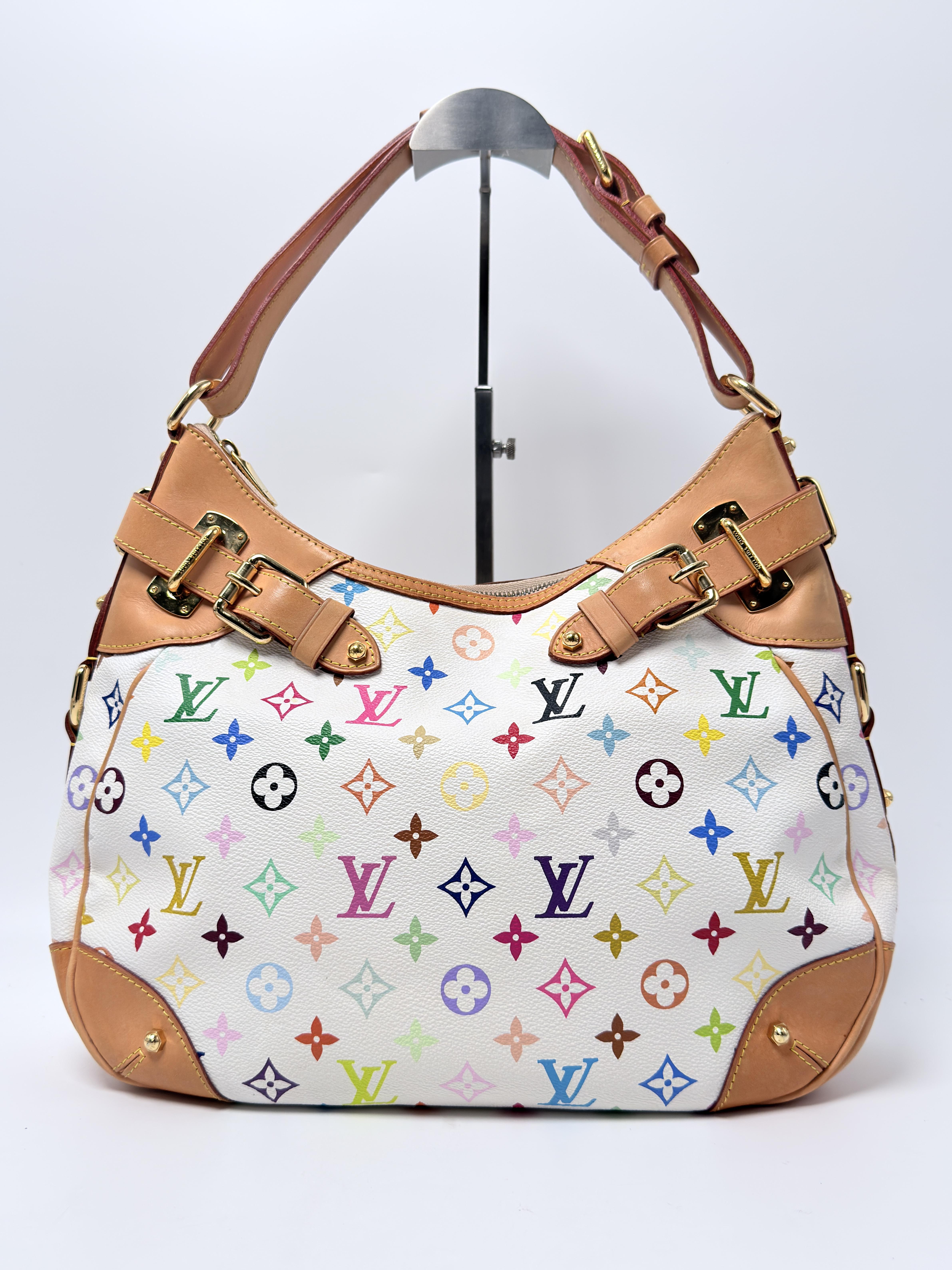 Multicolor Chrissie MM White Shoulder Bag Hobo Handbag JA1428LV