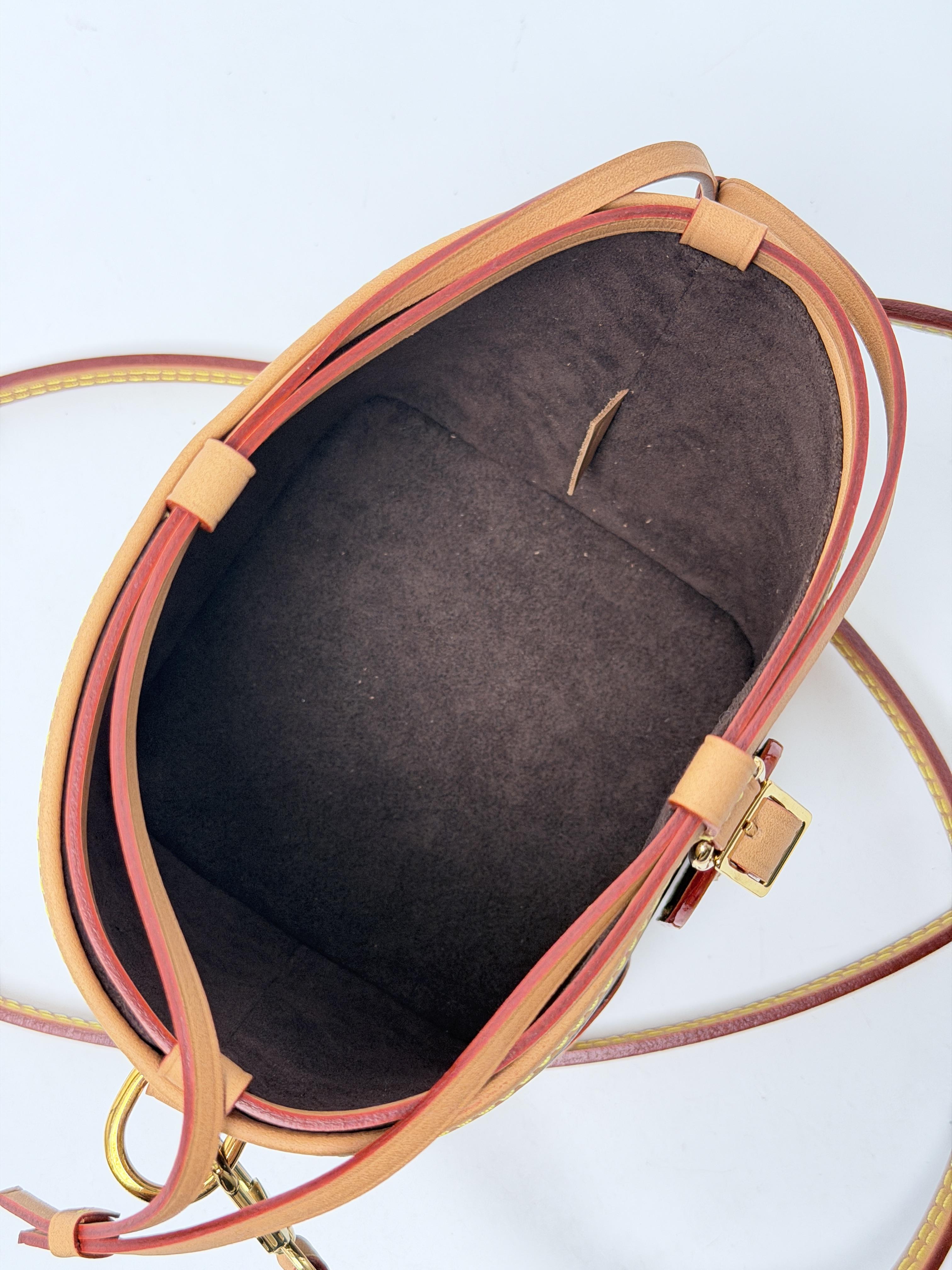 Monogram Noe Bucket Trunk Micro Crossbody Charm Bag JX347LV