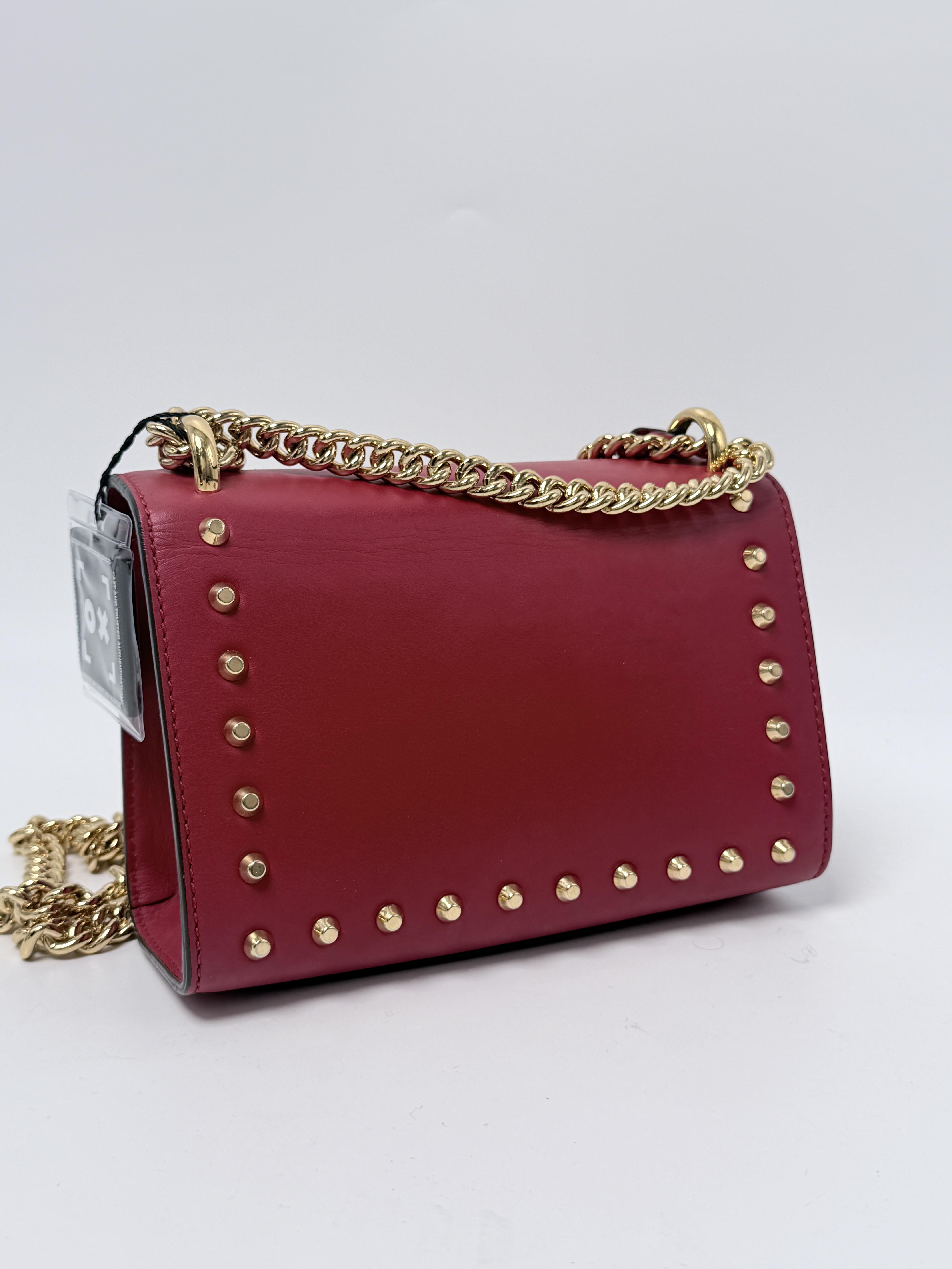 Padlock Small Pearl Studded Shoulder Bag Crossbody Clutch JD1404GG