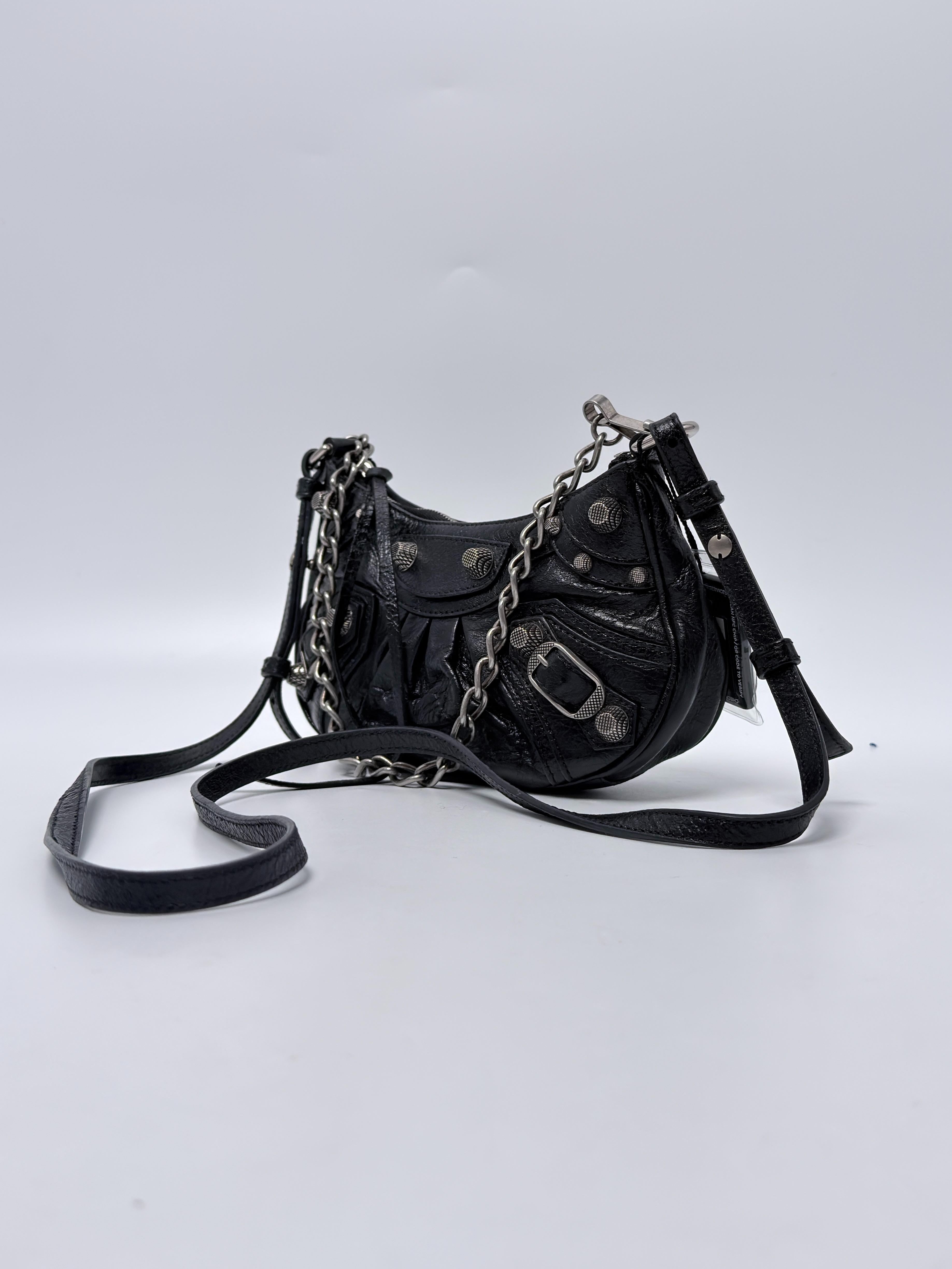 Le Cagole Mini Bag with Chain Arena JE796BL