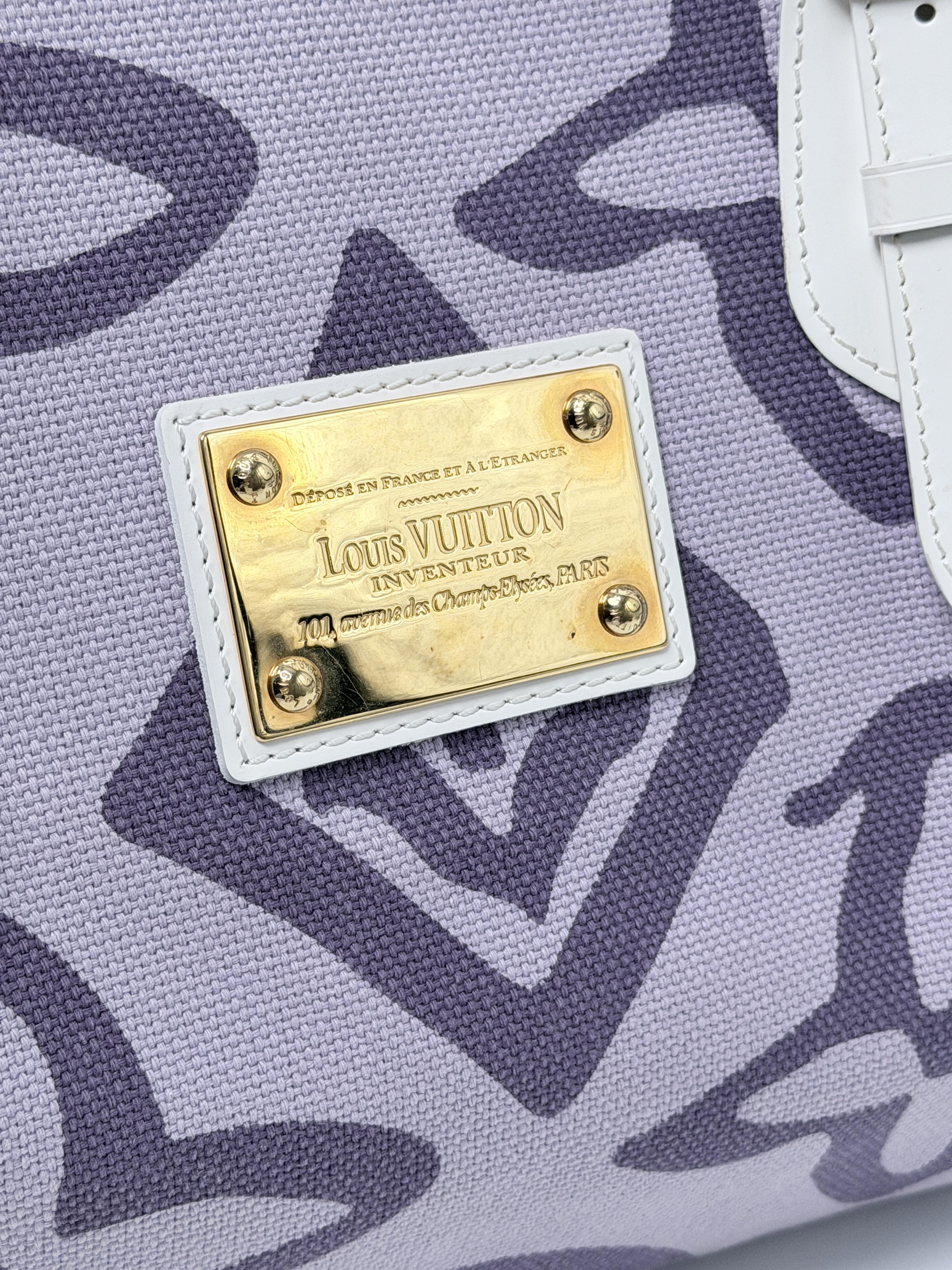 2008 Limited Edition Lilac Tahitienne Cabas PM Tote Bag JD1556LV