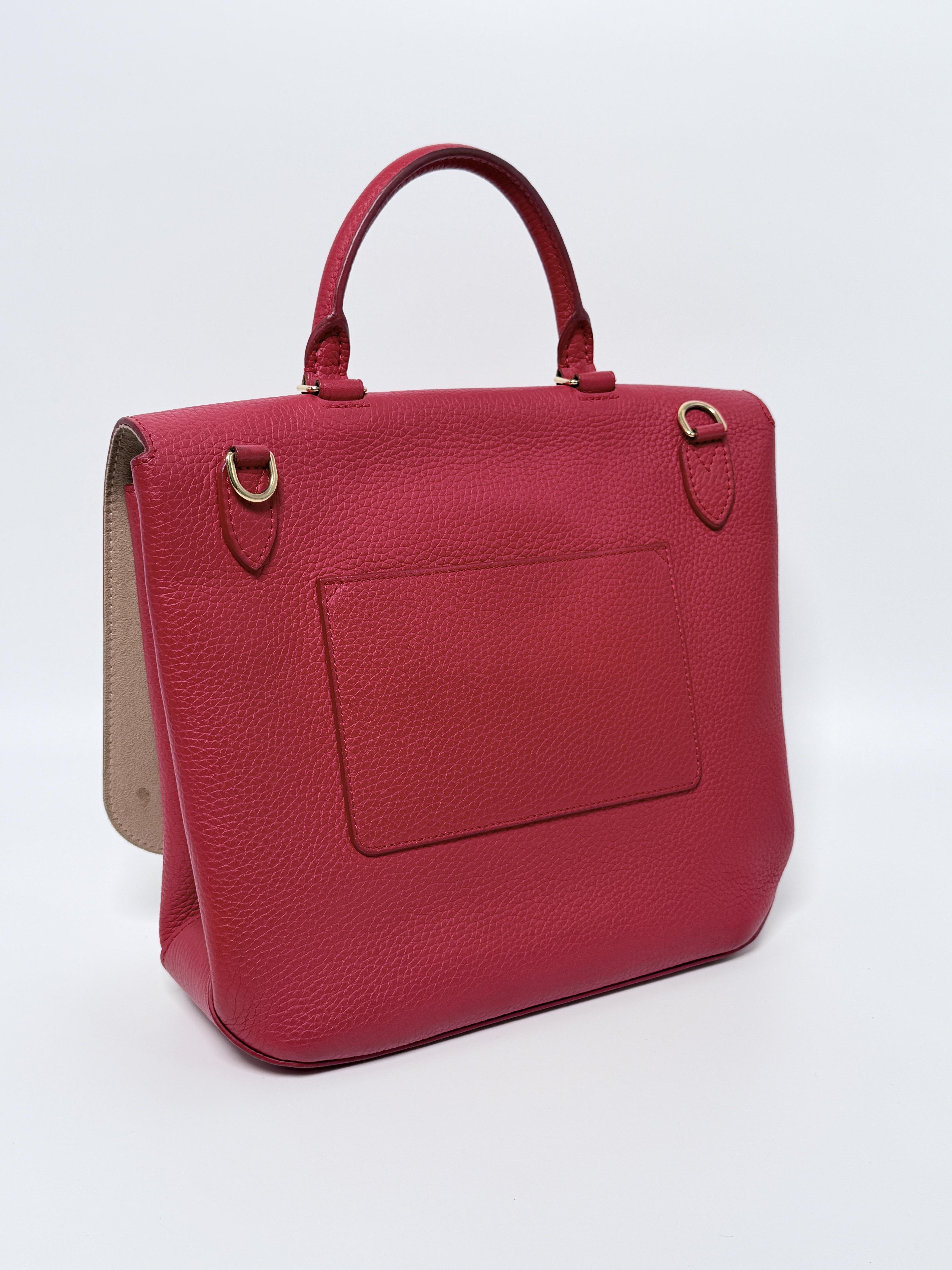 Pre-owned Louis Vuitton Supple Taurillon Pebbled Leather with gold-tone hardware Shoulder Bags Authentic Taurillon Volta Shoulder Bag Handbag JD090LV