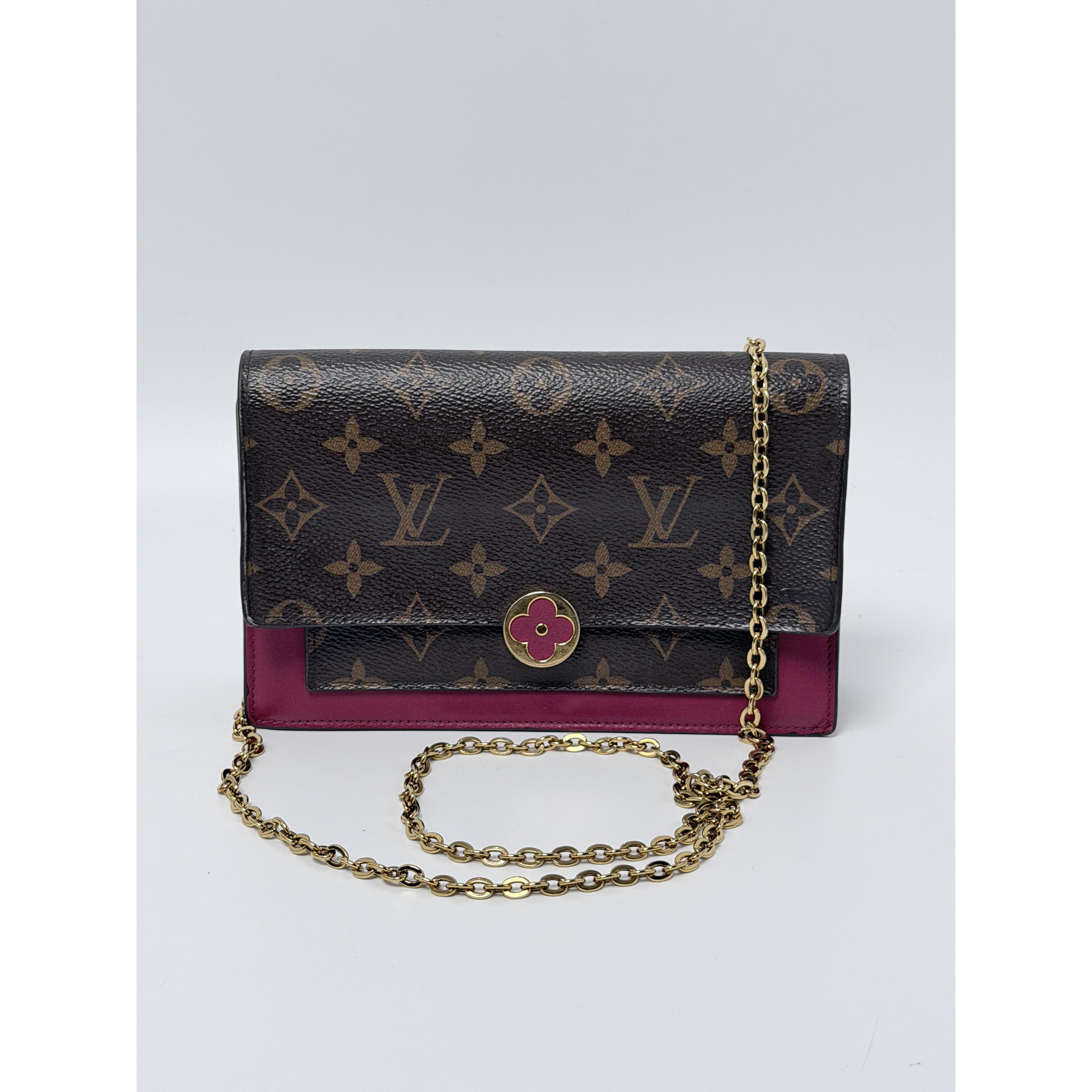 Monogram Canvas Flore Wallet On Chain JD095LV