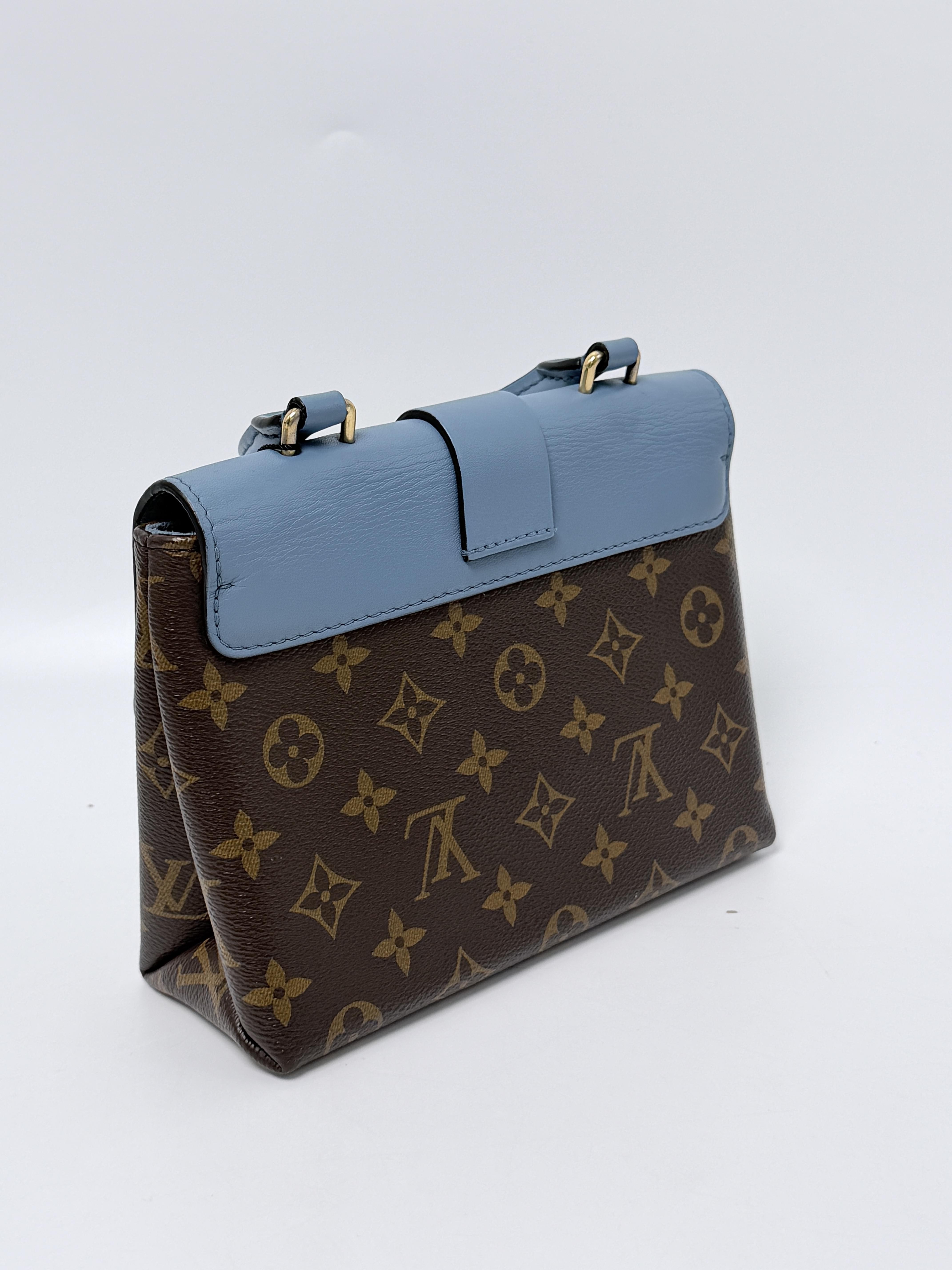 Locky BB Blue Jean Handle Shoulder Handbag Crossbody Bag JD1057LV