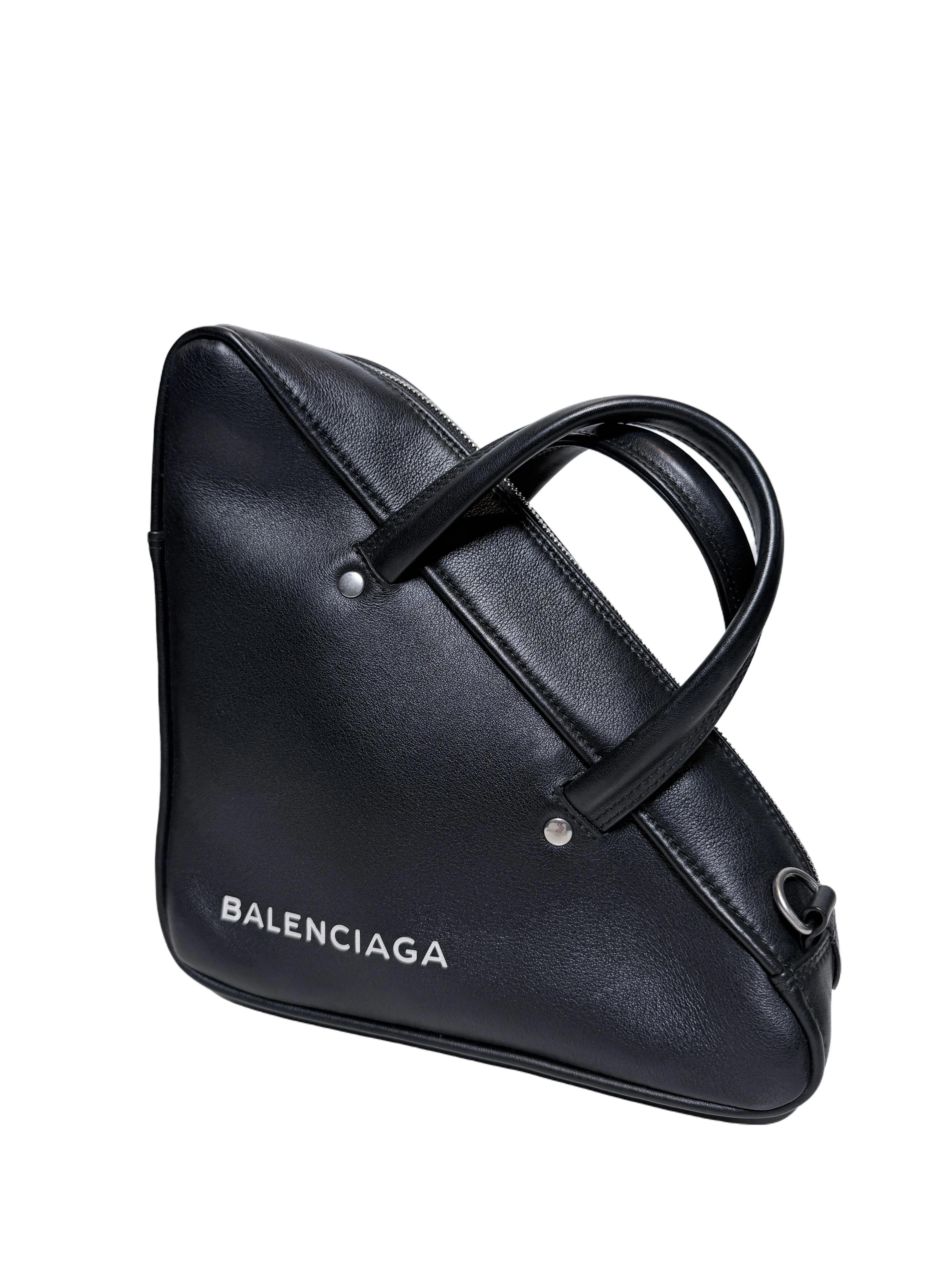 Authentic Triangle Black Calfskin JXBB2