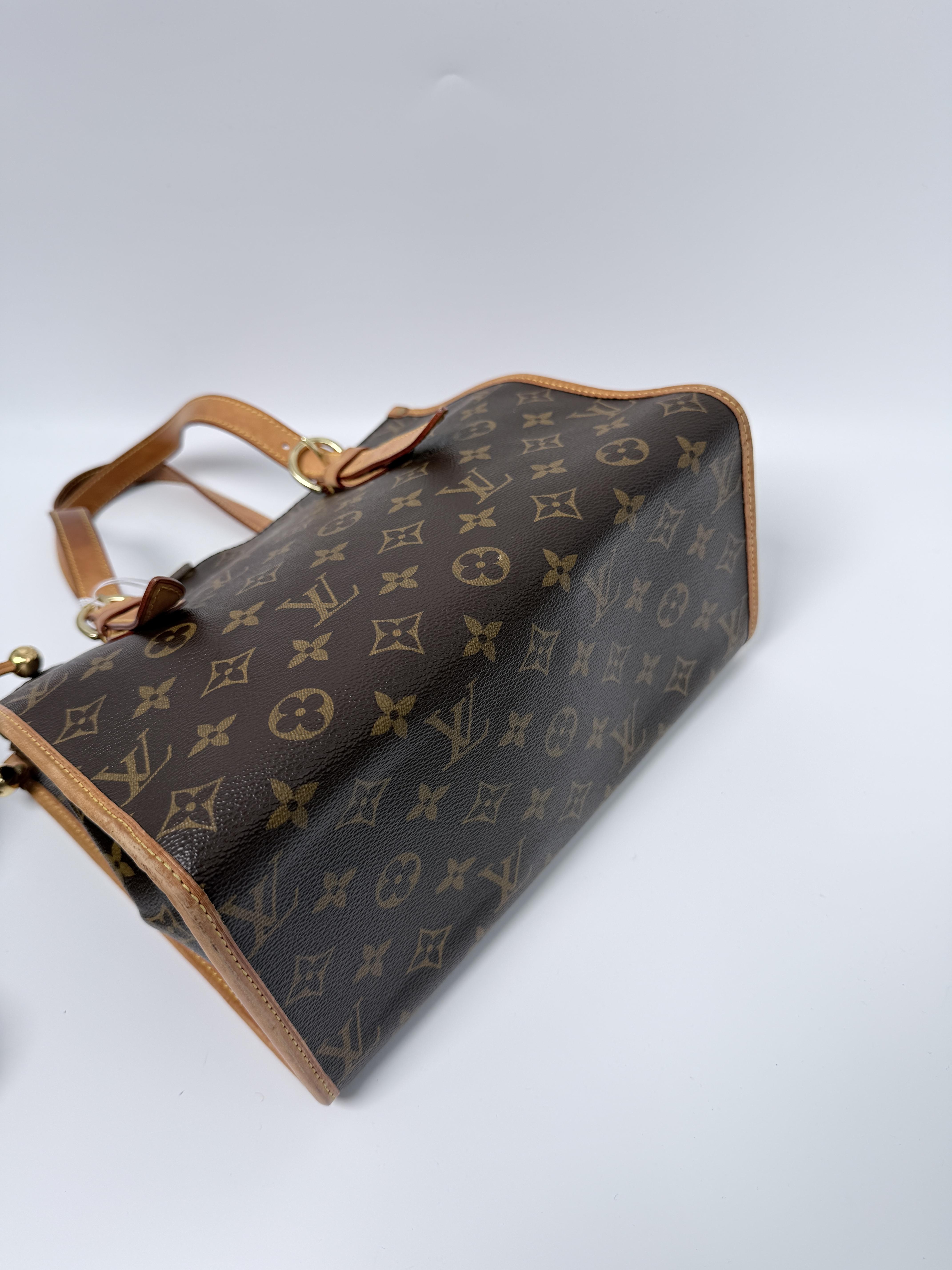 Pre-owned Louis Vuitton canvas and leather Shoulder Bags Monogram Popincourt Haut Shoulder Bag SH351LV