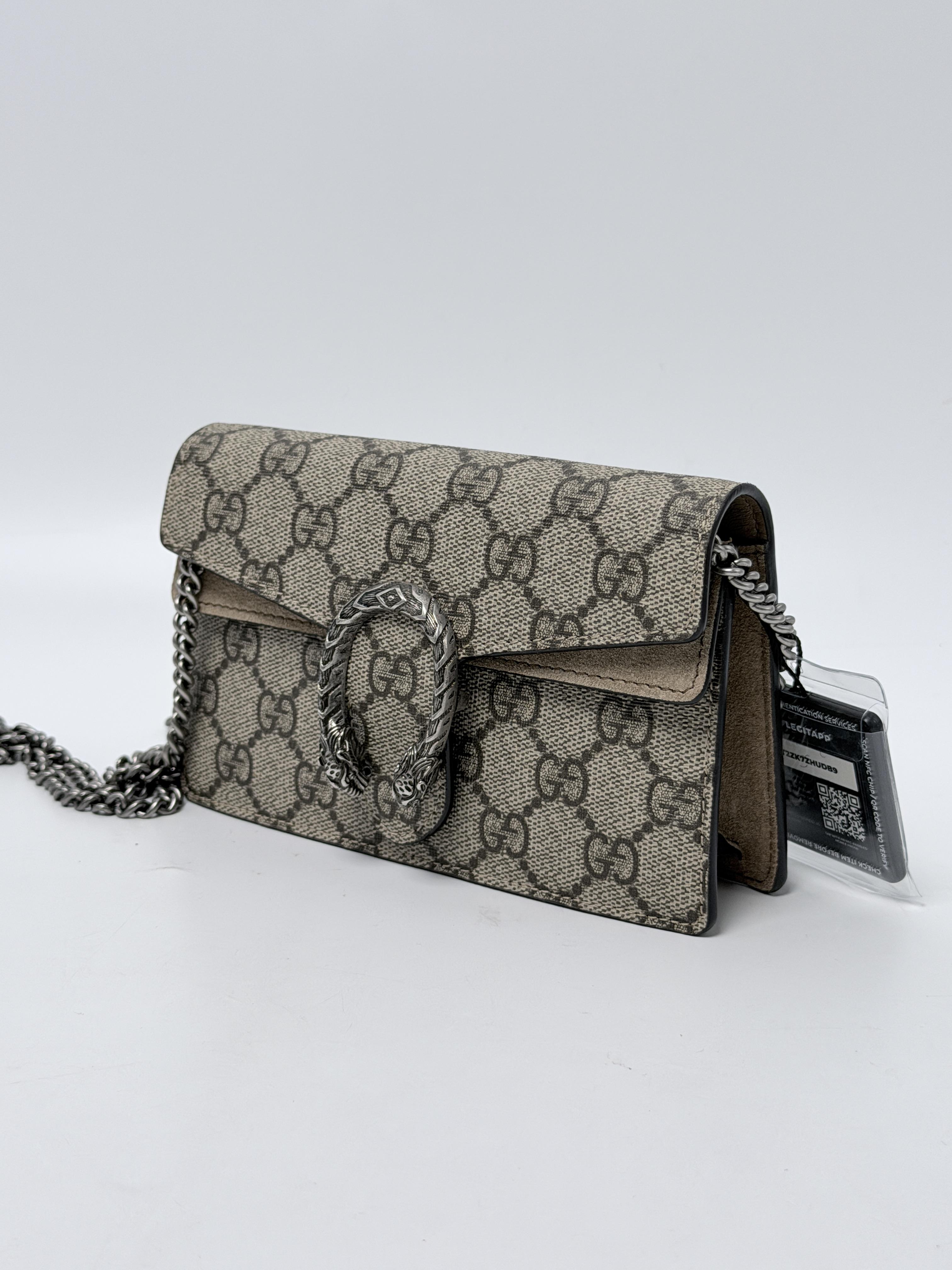 Dionysus GG Supreme Super Mini Chain Crossbody Bag JD1328GG