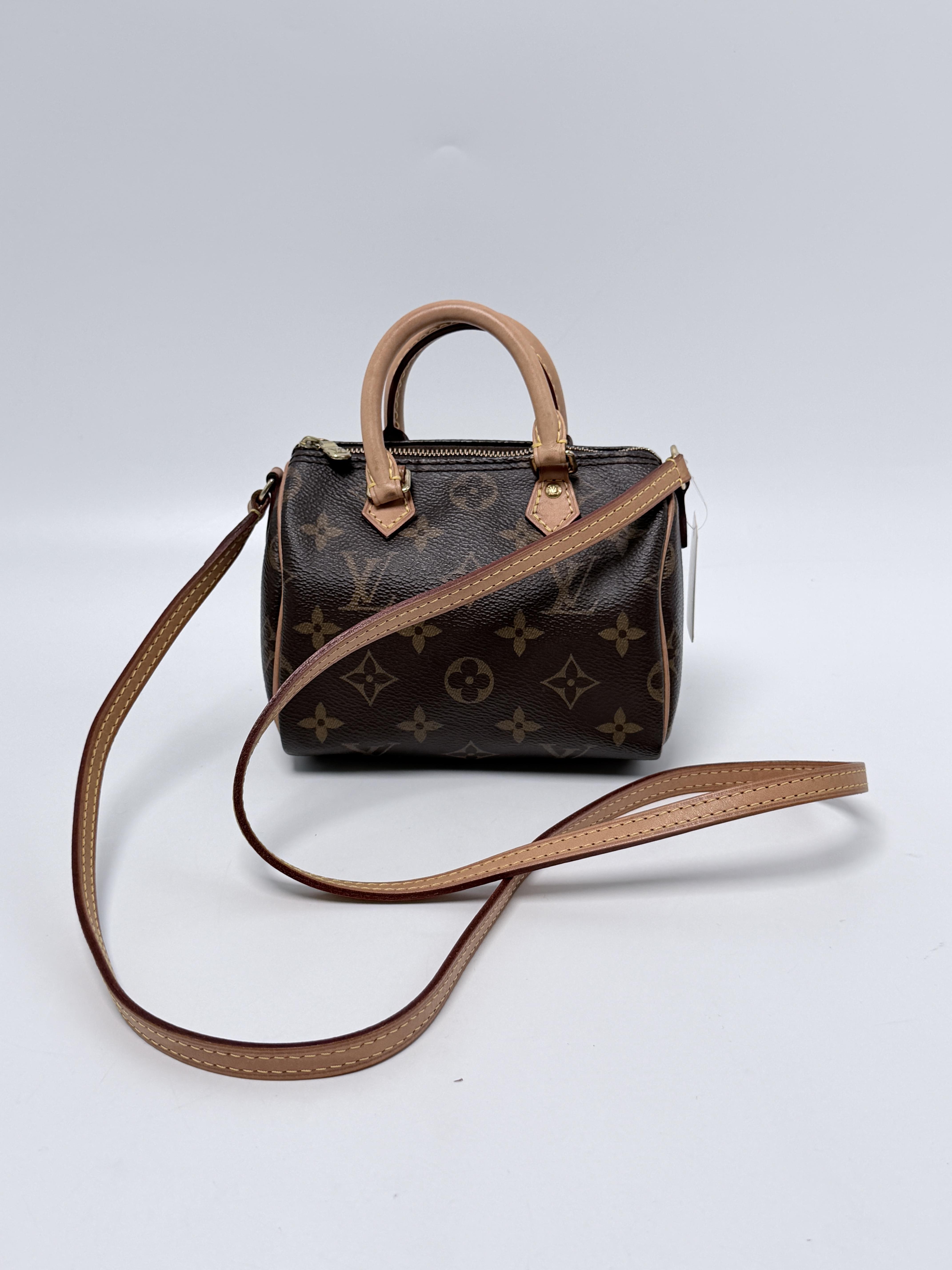 Monogram Nano Speedy Shoulder Bag XU086LV