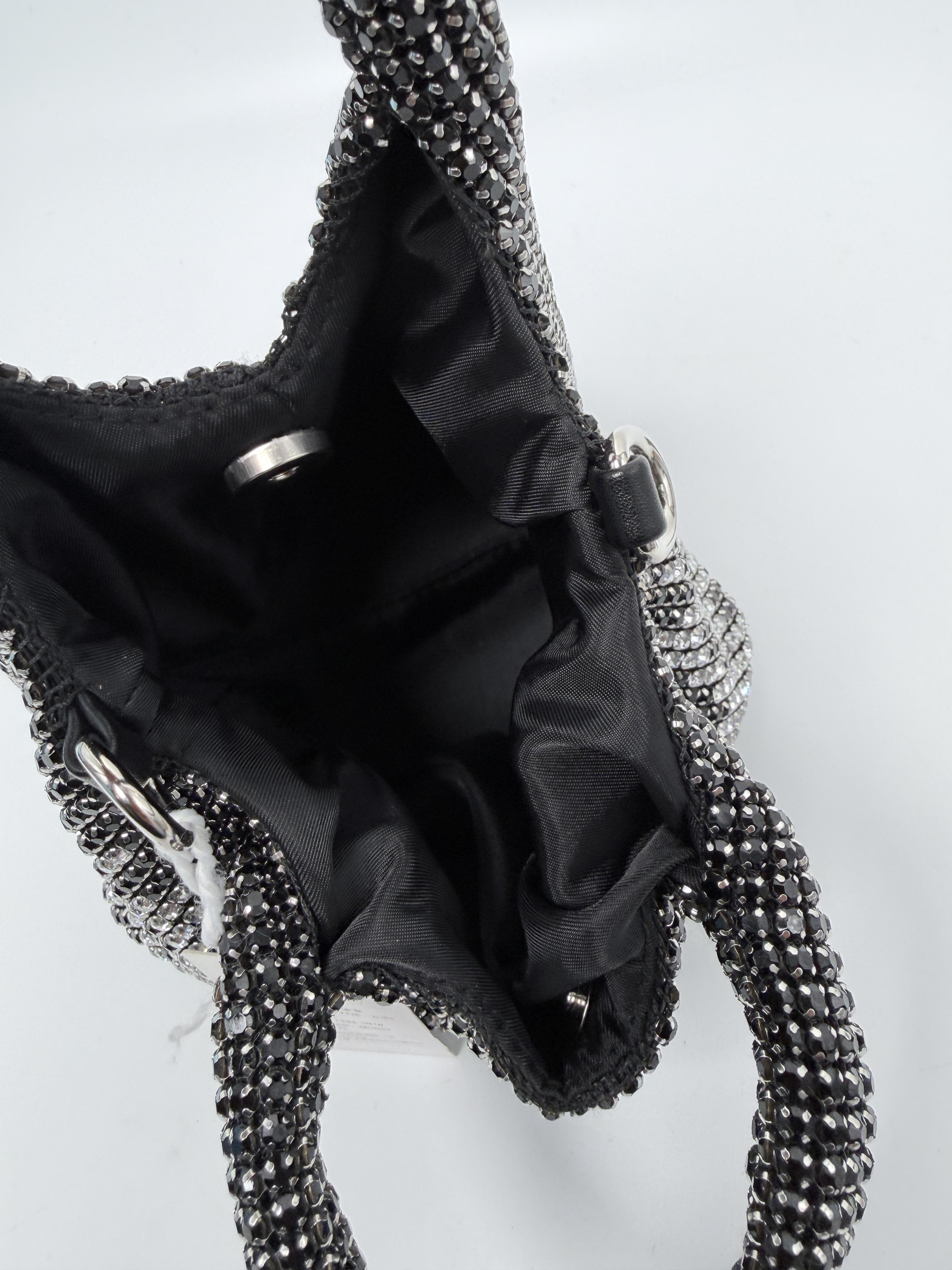 VIFOLO Crystal-Embellished Shoulder Bag Top Handle Handbag VFL003-1
