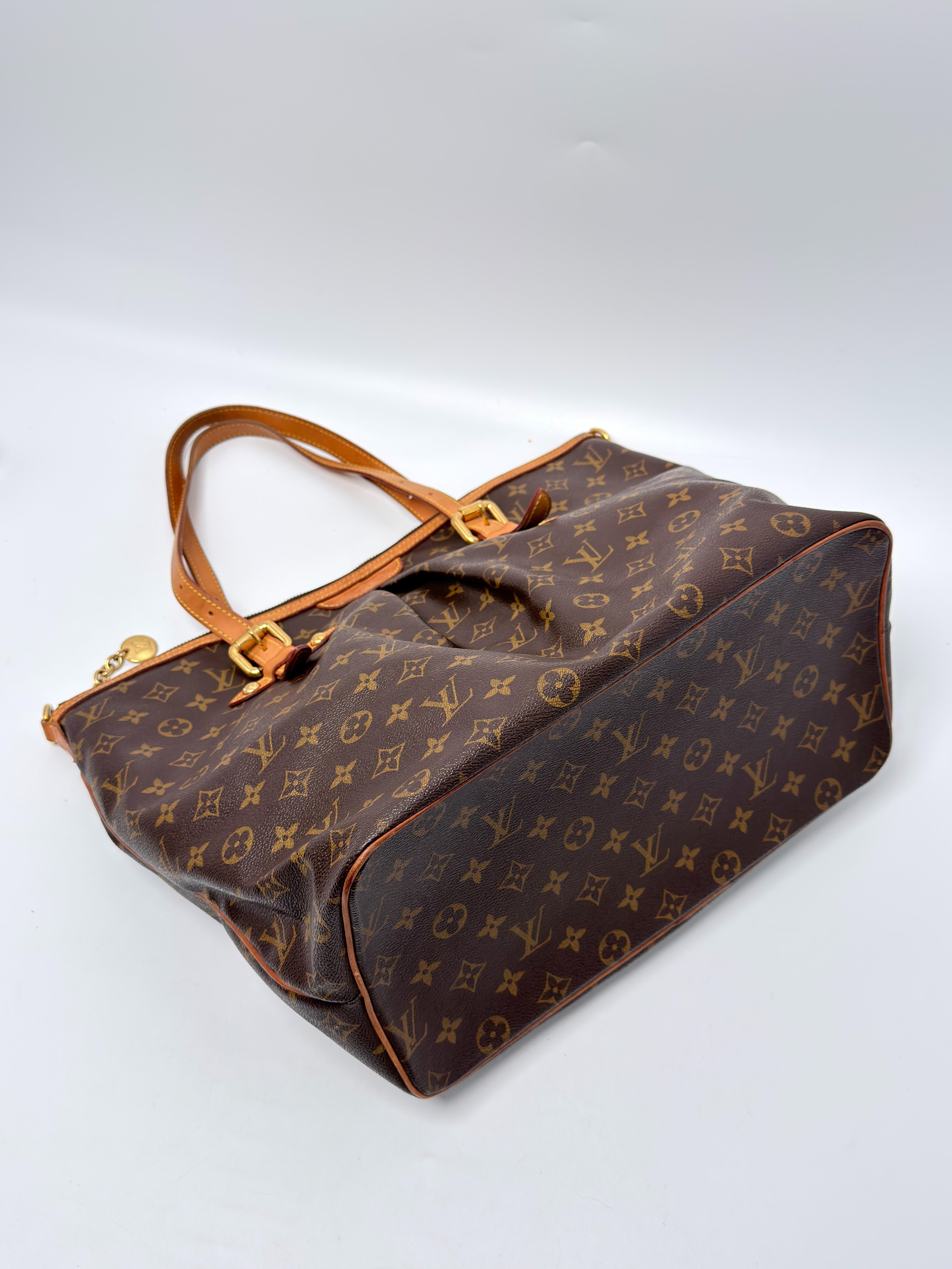 Monogram Palermo GM Large Tote Handbag Shoulder Travel Bag JE816LV