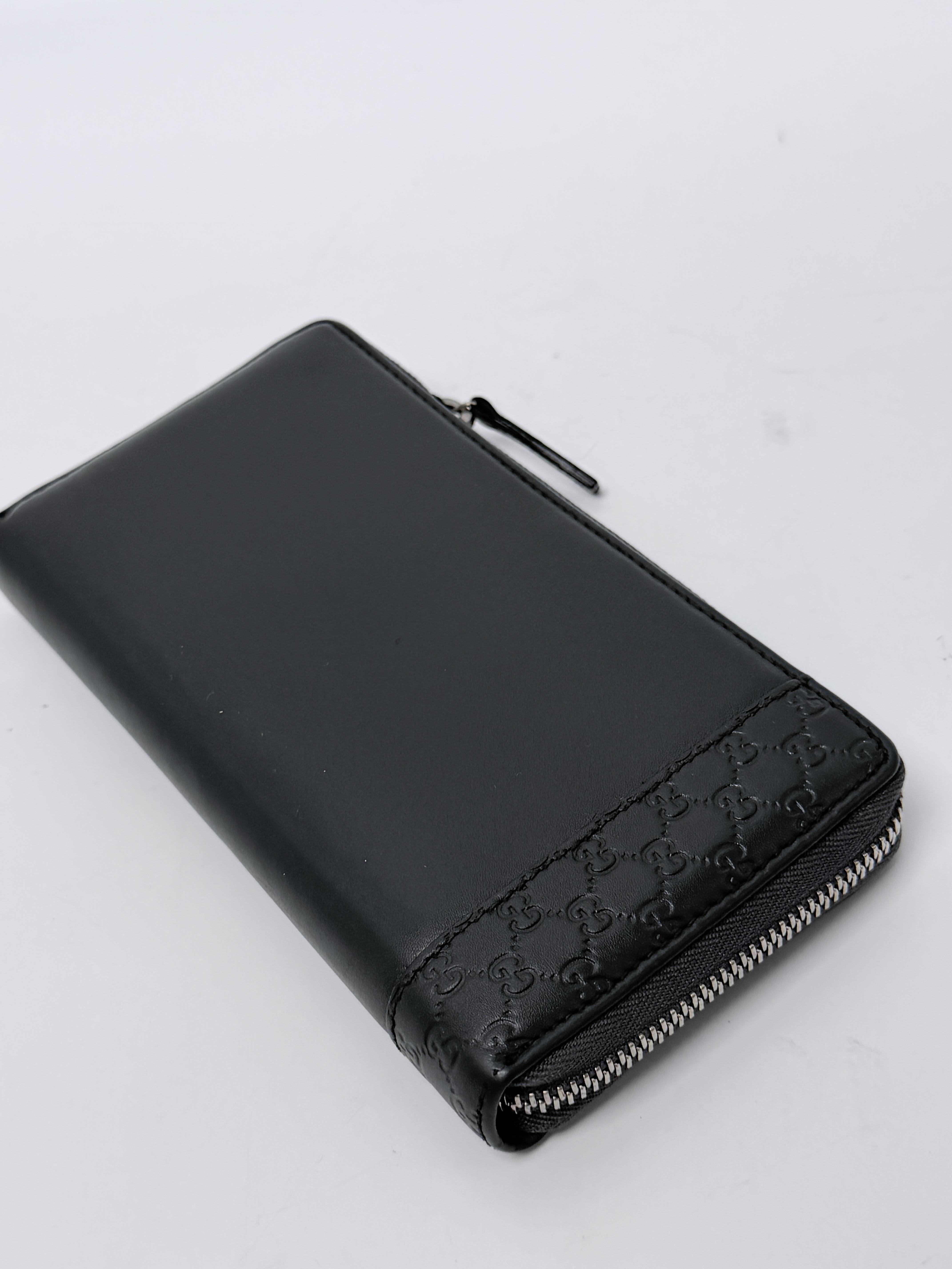 Microguccissima Trim Black Zip Around Continental JD1571GG