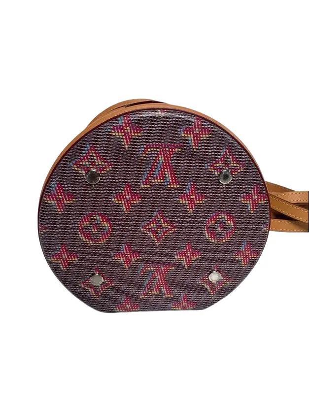 Pre-owned Louis Vuitton Canvas Crossbody Bags Authentic Cannes Monogram Pop Handbag with Strap, Brown LVJX31