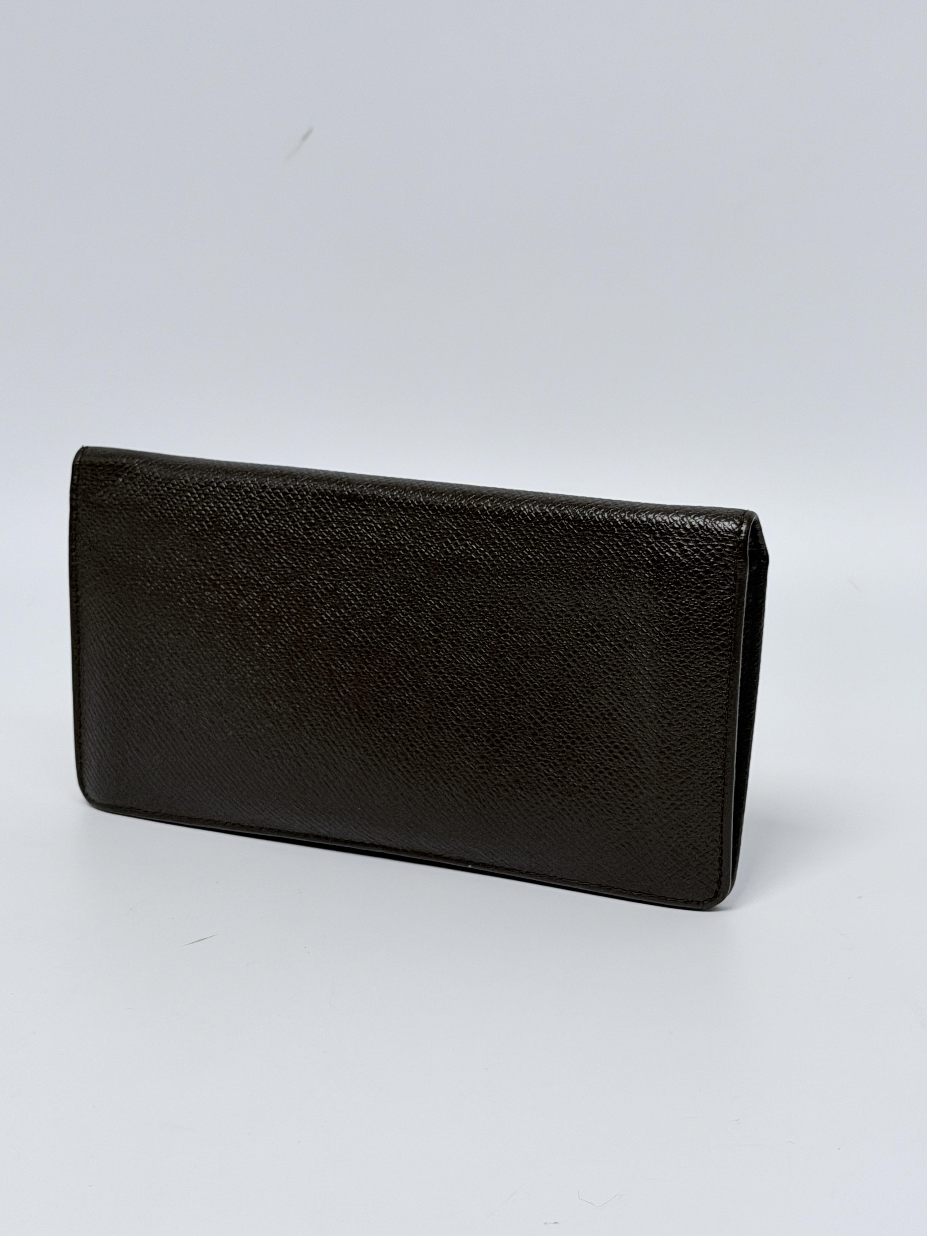 Clutches & Wristlets Taiga Brazza Bifold Long Wallet Dark Brown JD116LV