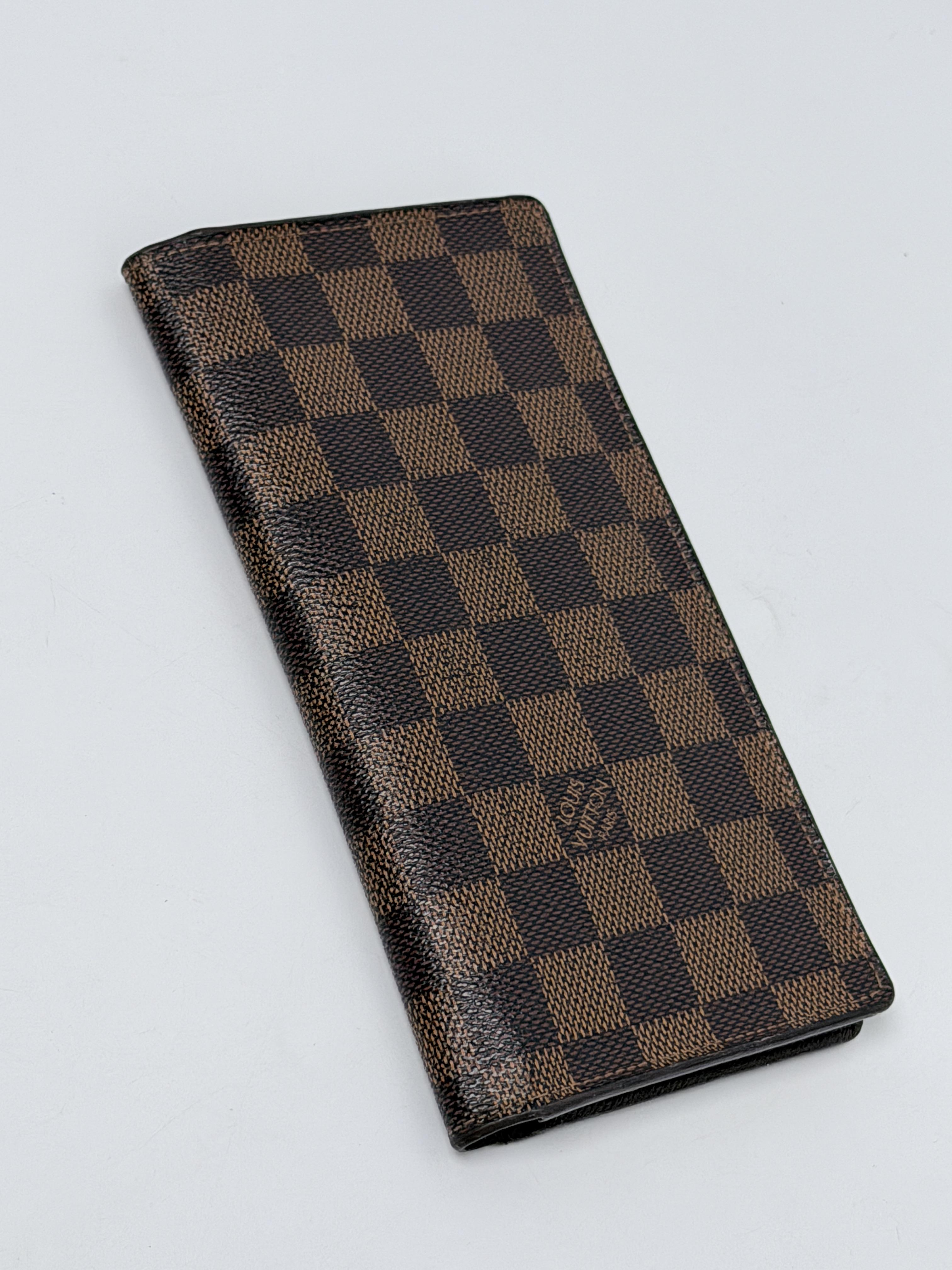 Damier Ebene Long Bifold Wallet Organizer Slim JA1228LV