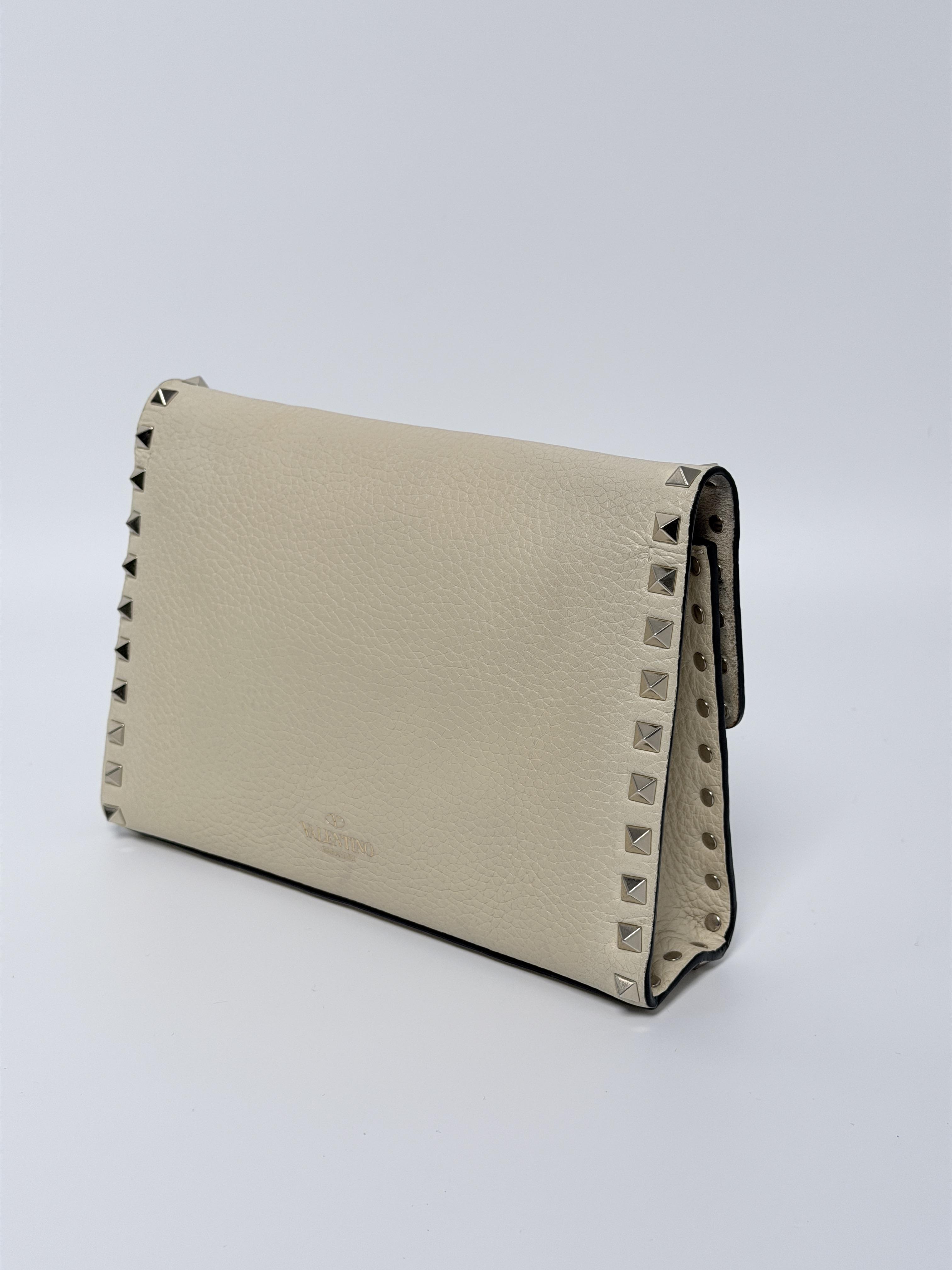 Valentino authentic Rockstud clutch crossbody bag shoulder bag JXVL02