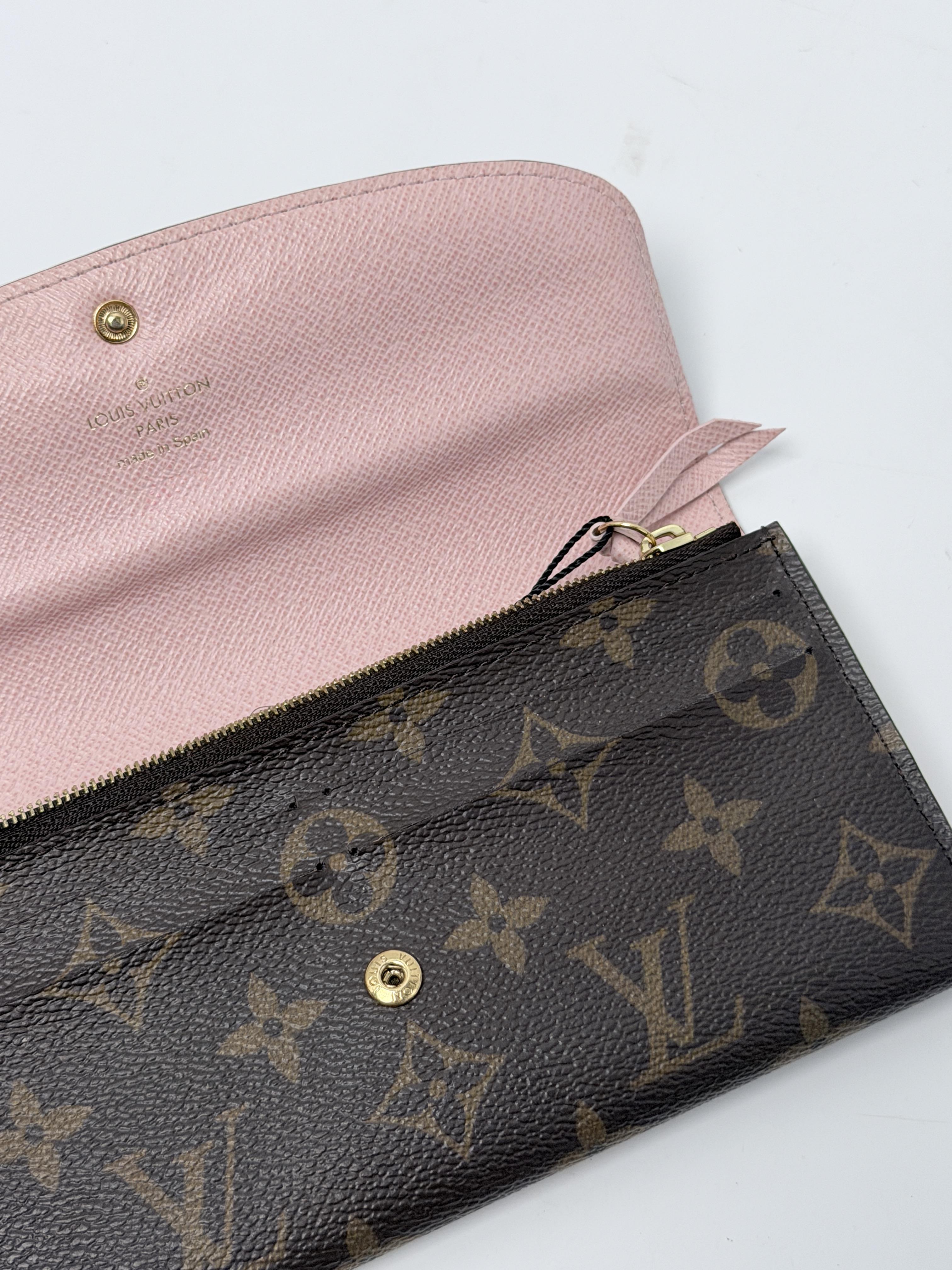 Emilie Monogram Canvas Rose Ballerine Pink JD1497LV