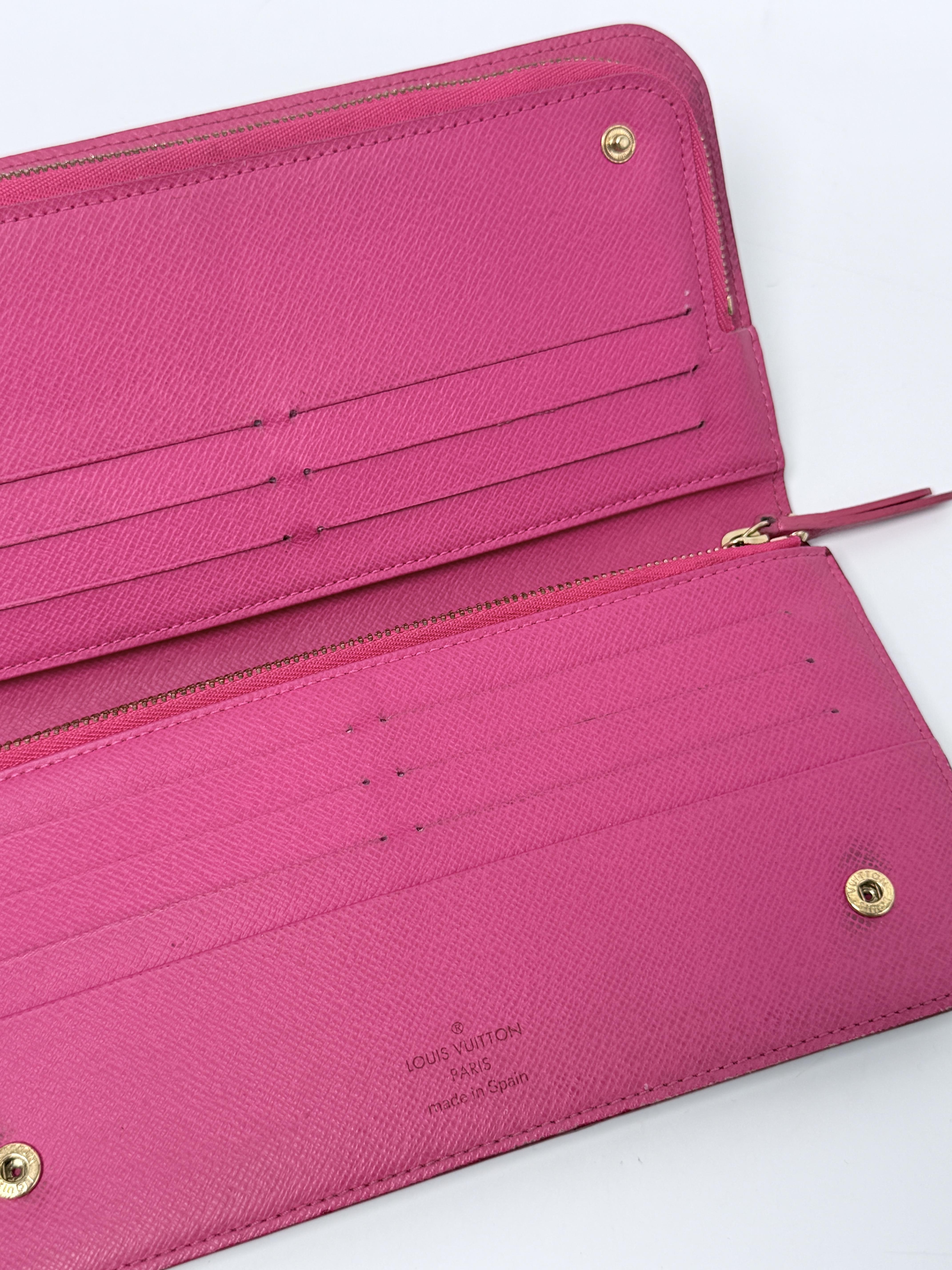 Black Monogram Multicolor Long Zippy Wallet Zip Around JD1294LV