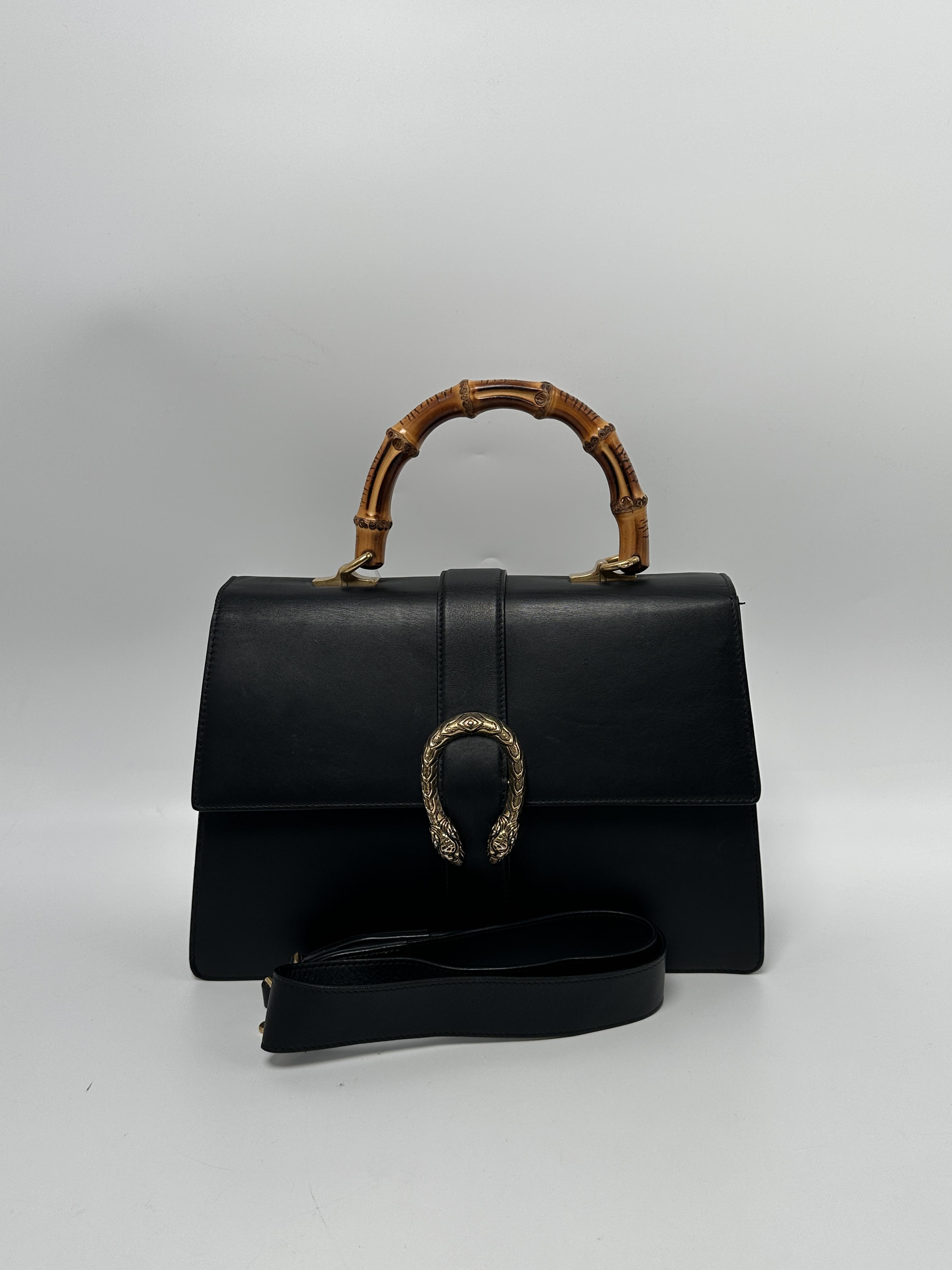 Pre-owned GUCCI leather Shoulder Bags Dionysus Top Handle Handbag Shoulder Bag JA937GG