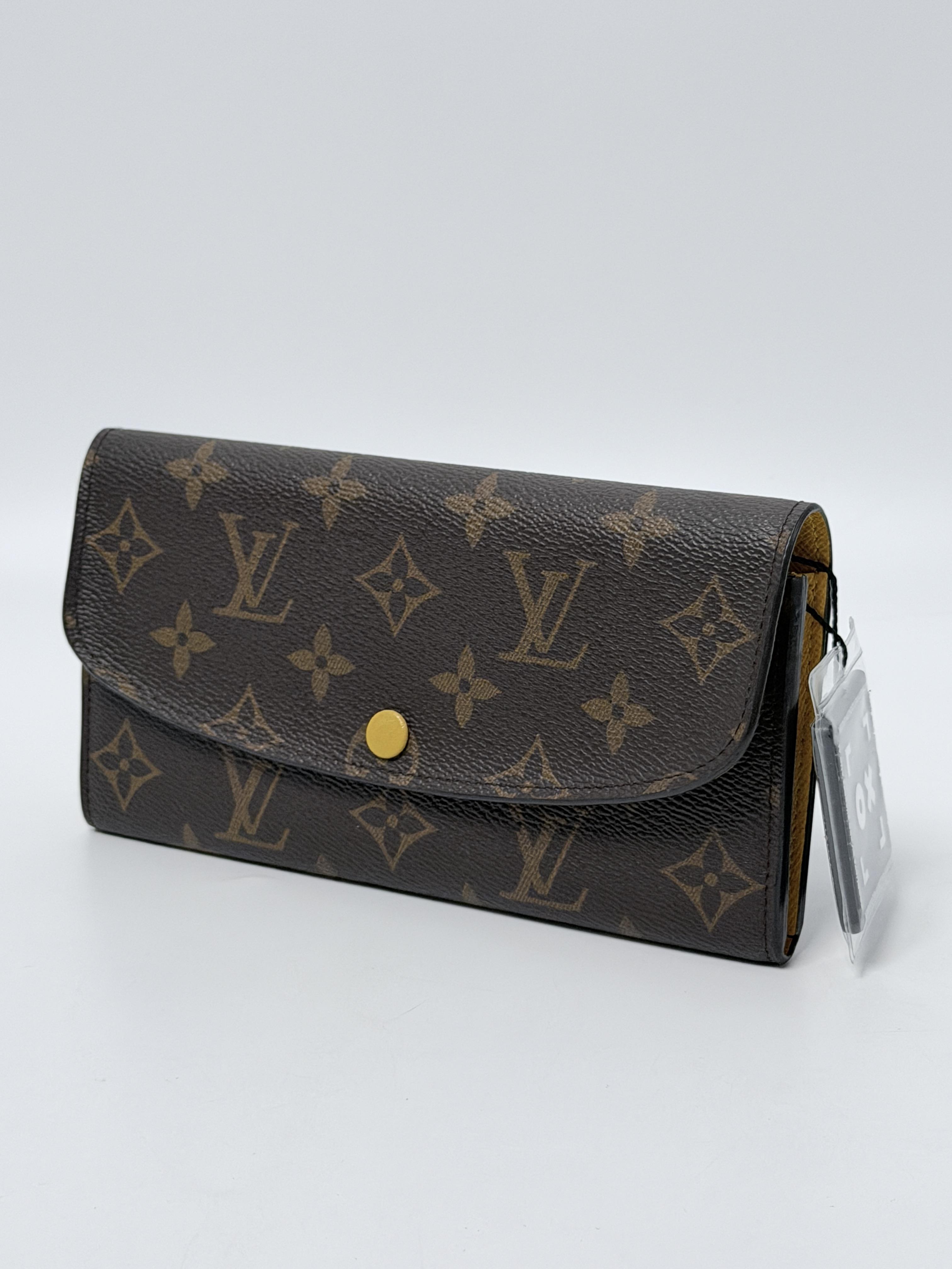 Monogram Emilie Long Flap Wallet Jonquille Yellow JD1124LV