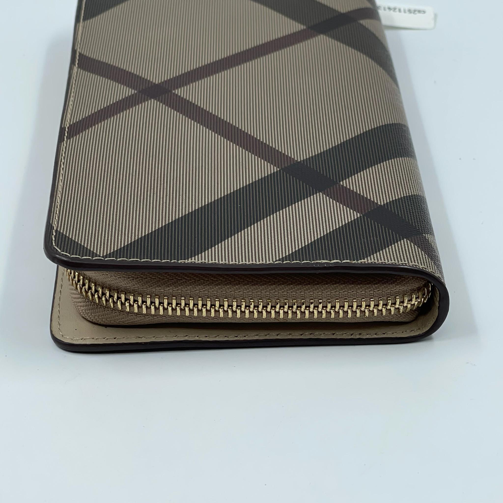 Smoked Check Coated Canvas and Zip Around BR3Fei