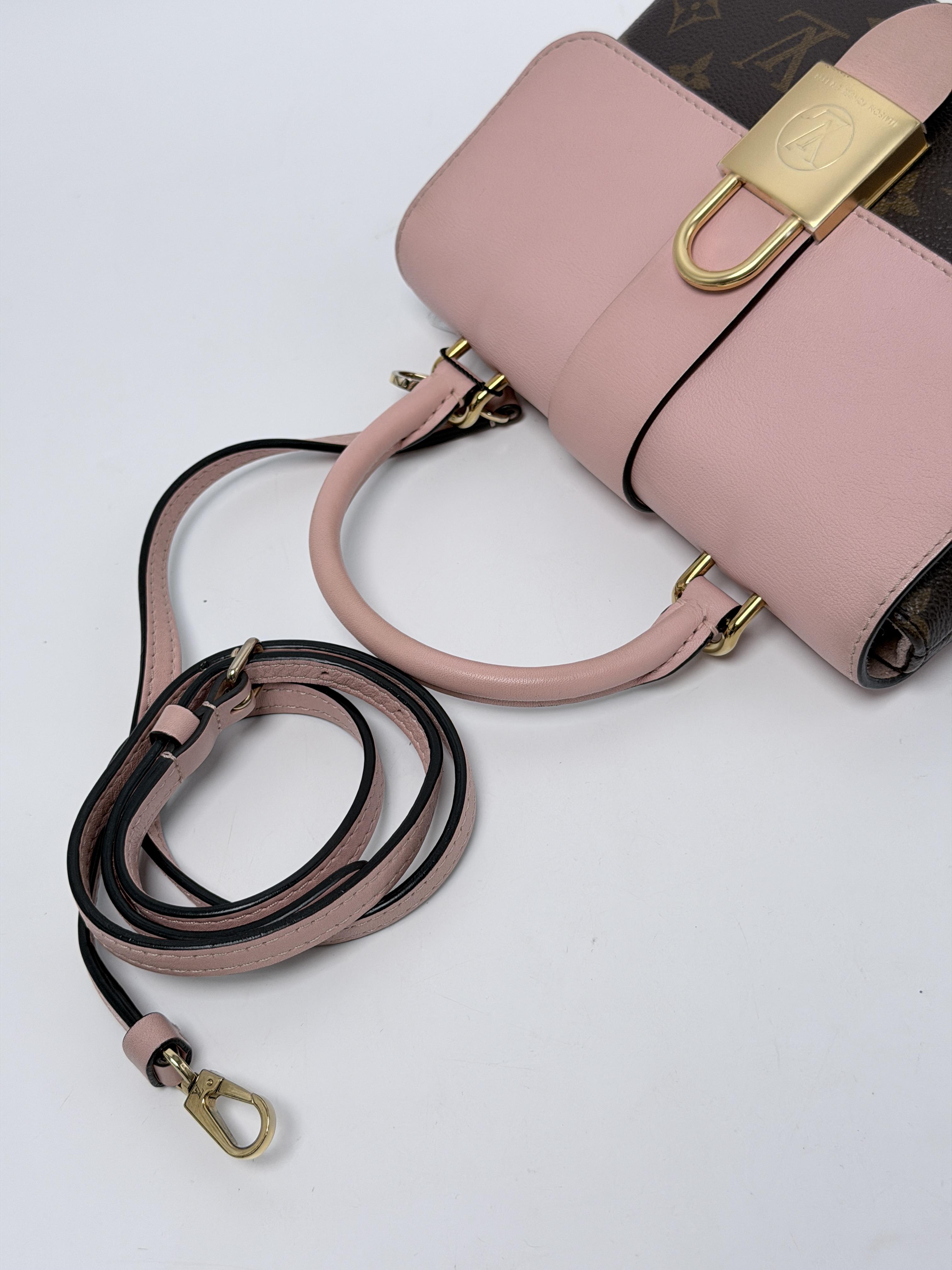 Monogram Canvas Locky BB Bag Rose Poudre Pink JD1201LV